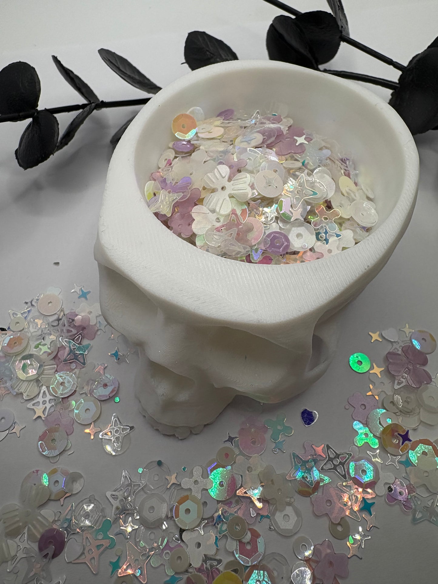 Pop Crunch colorful sequin mix, resin fillers, crafting supplies, resin sequins, nail accessories, mixed media filler 1oz