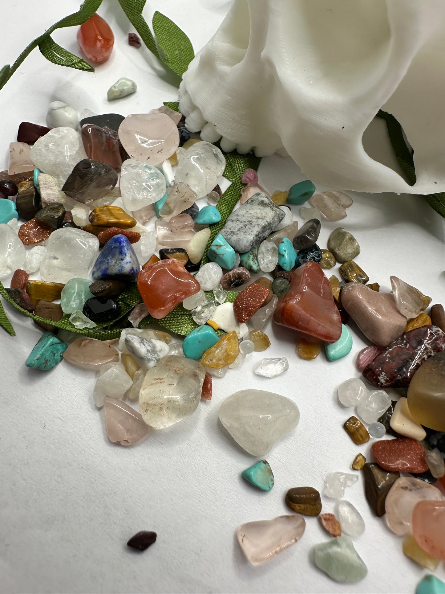 The Cove multicolor chips, filler, crafting chips, rock chips, resin fillers, candle making supplies 1oz by weight