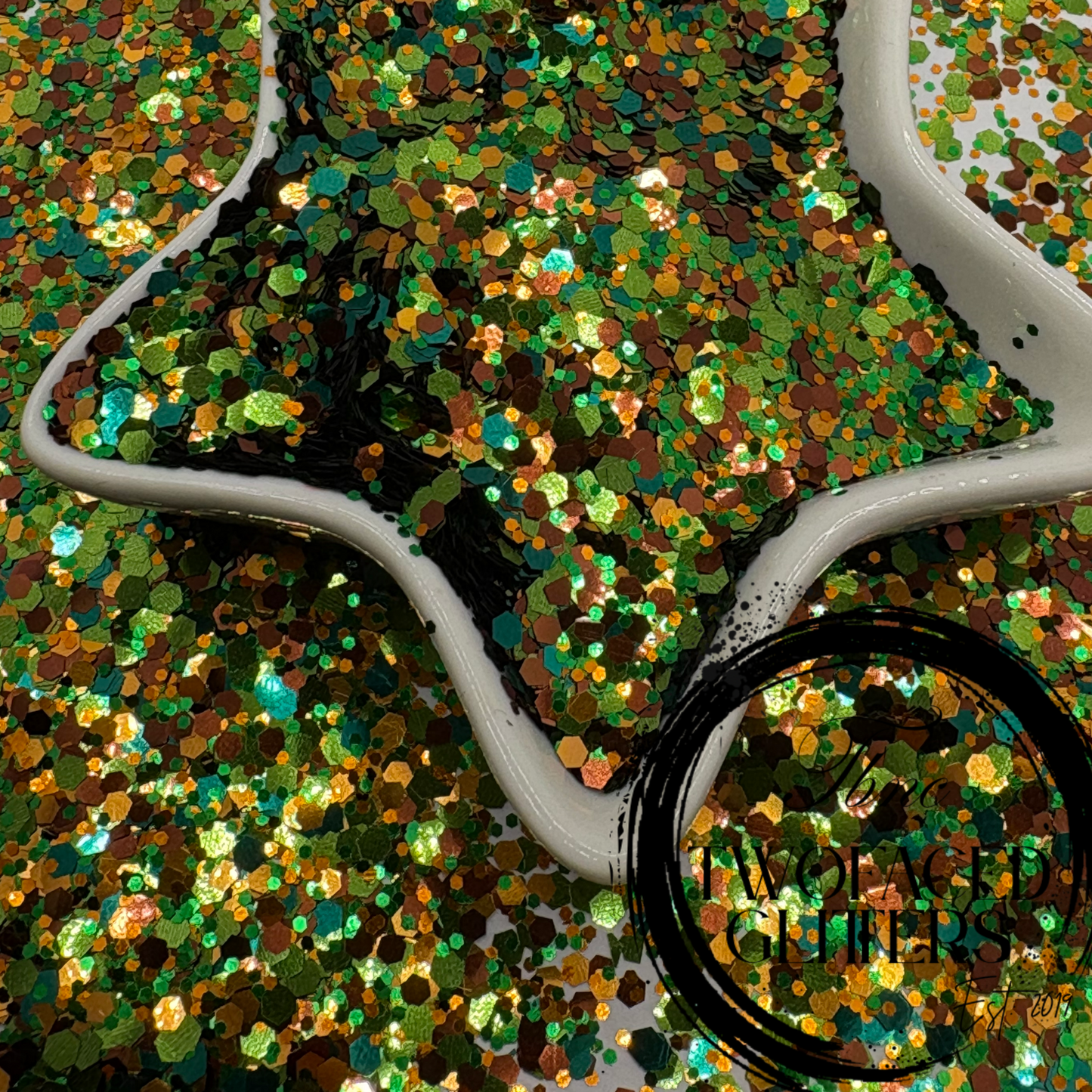 Manscaped: Chunky glitter mix, crafting supplies glitter, custom mix, resin supplies, resin glitter, woodlands mix