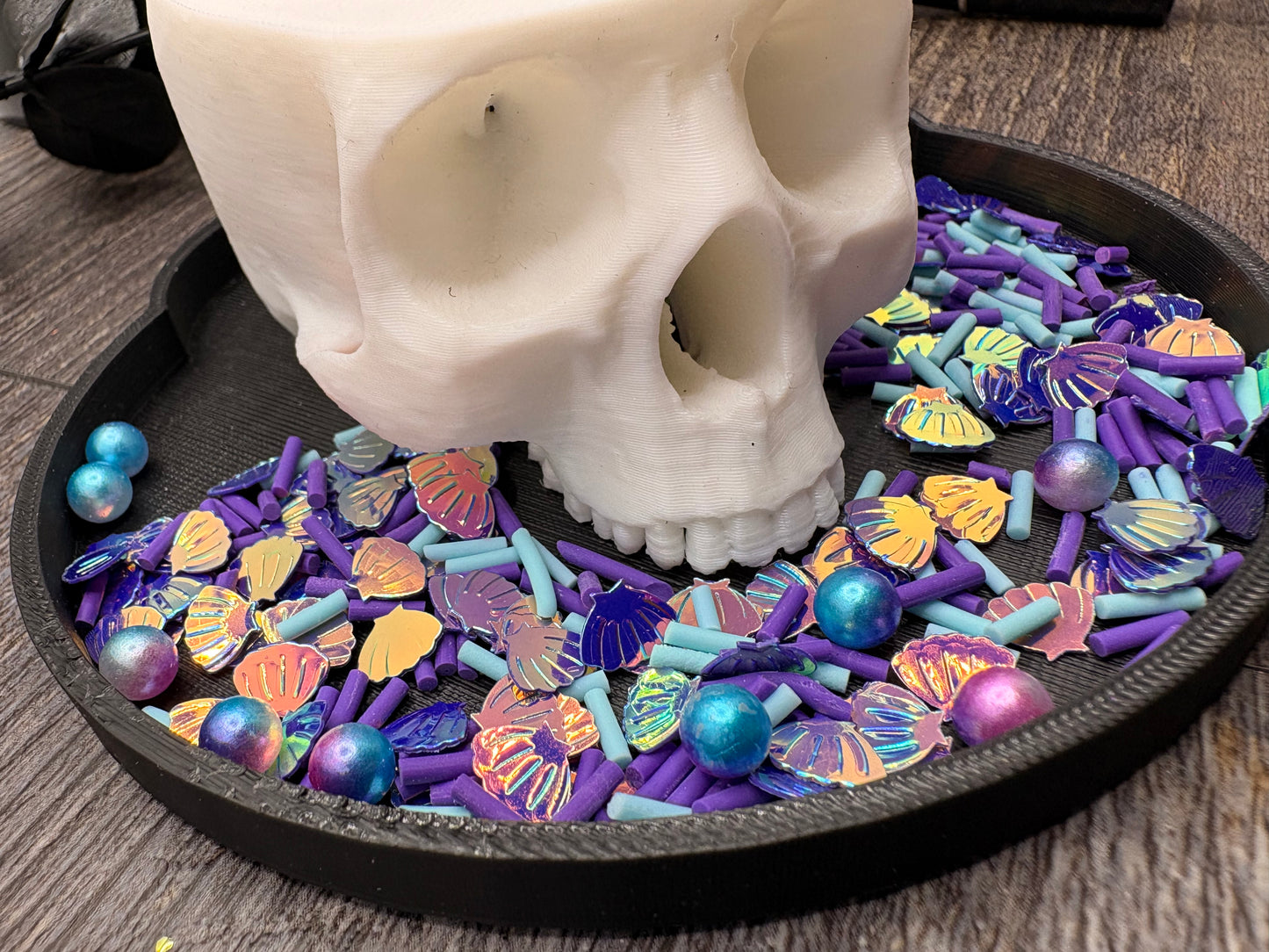 Seaflora Filler: Mixed Media clay filler, resin accents, cute shaker fillers, crafting additives 1oz Wt.