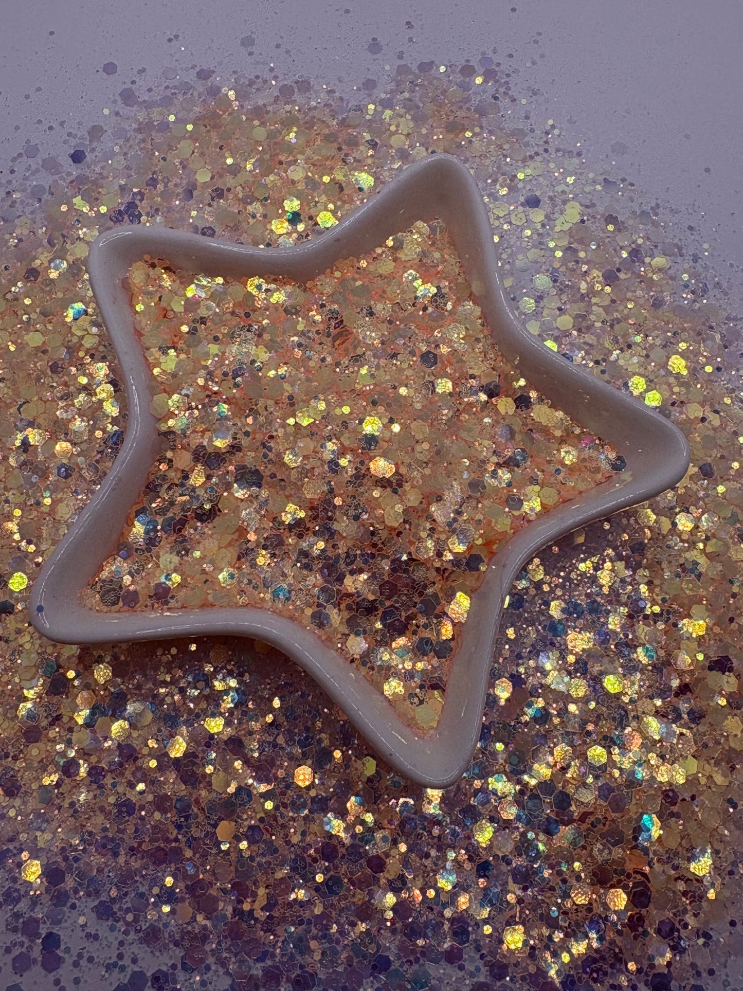Peached: Color Shift chunky glitter mix, crafting supplies glitter, custom mix, resin supplies, resin glitter