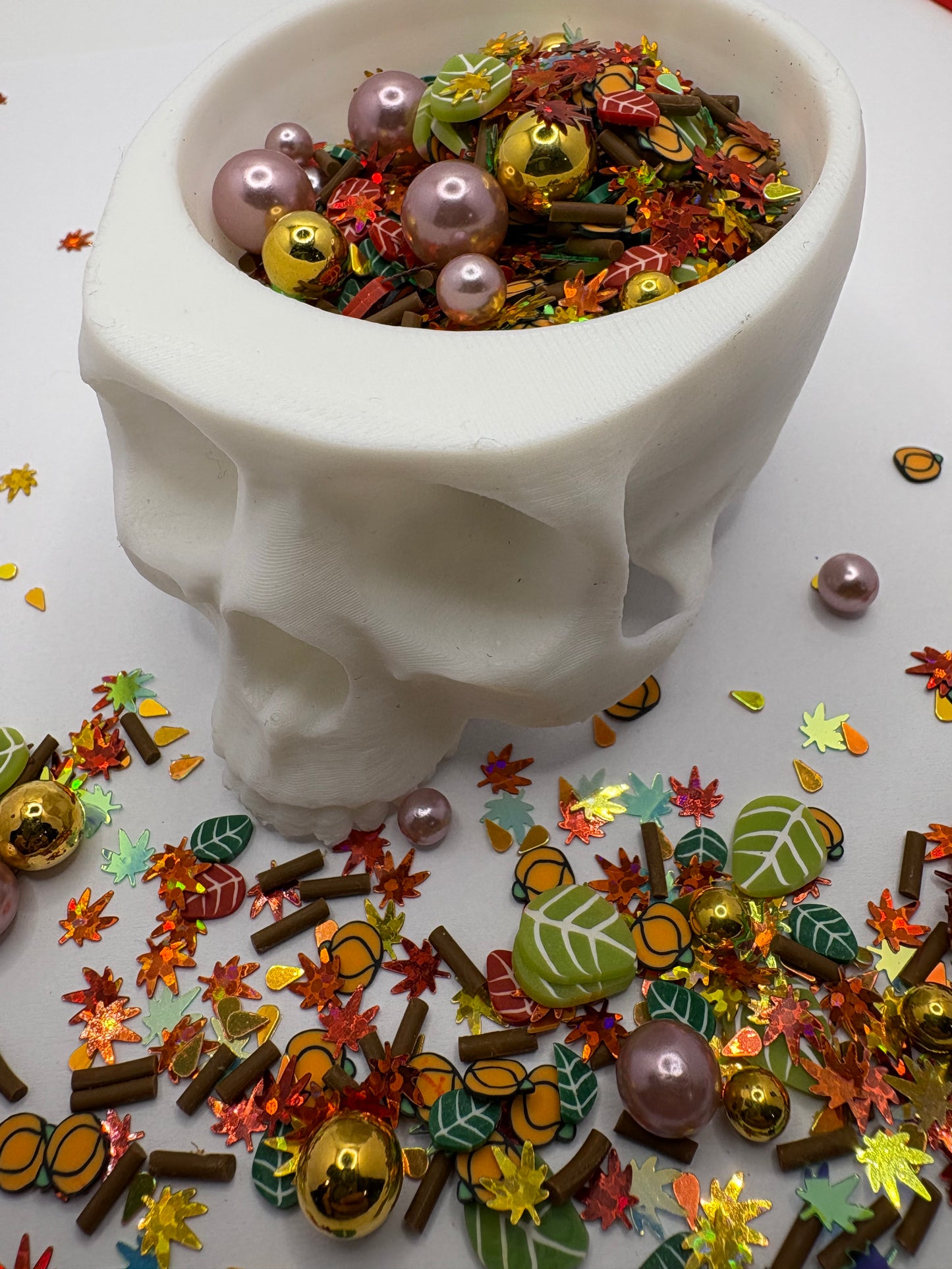 Autumn Garden, mixed media filler, custom add-in crafting, shaker resin bits, filler decor, resin crafting, 1oz wt.