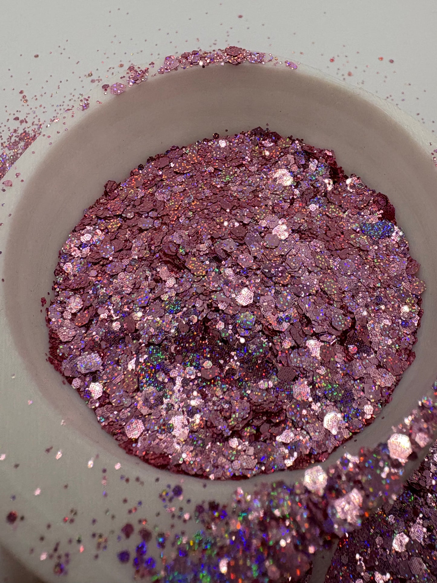 Digi Trix: Color Shift holographic chunky glitter mix, crafting supplies glitter, custom mix, resin supplies, resin glitter, glitter Pink