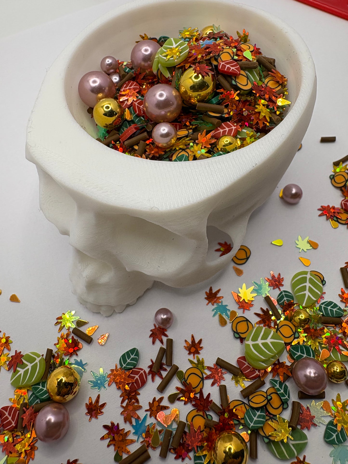 Autumn Garden, mixed media filler, custom add-in crafting, shaker resin bits, filler decor, resin crafting, 1oz wt.