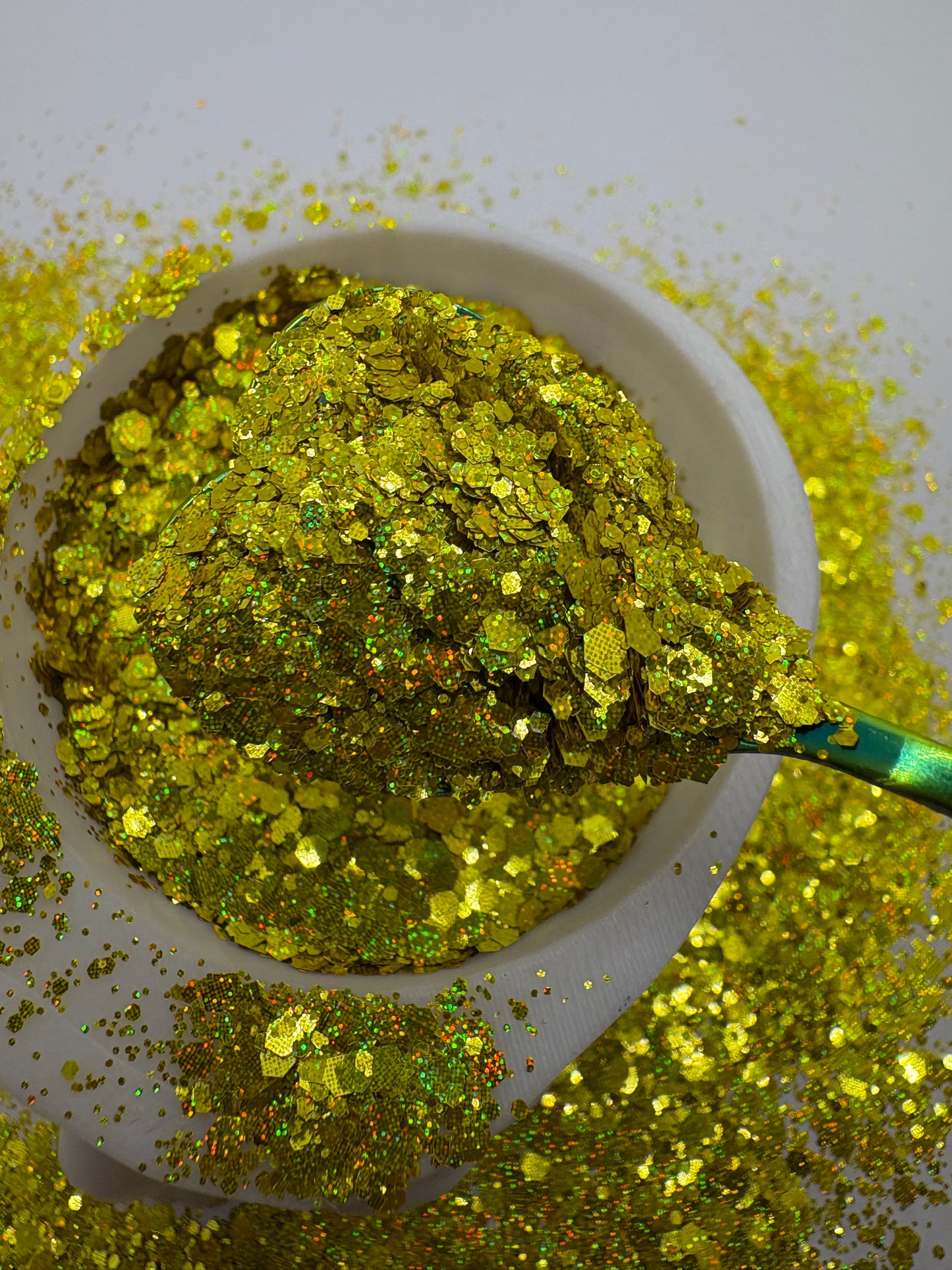 Star Seed: Color Shift holographic chunky glitter mix, crafting supplies glitter, custom mix, resin supplies, resin glitter, glitter yellow