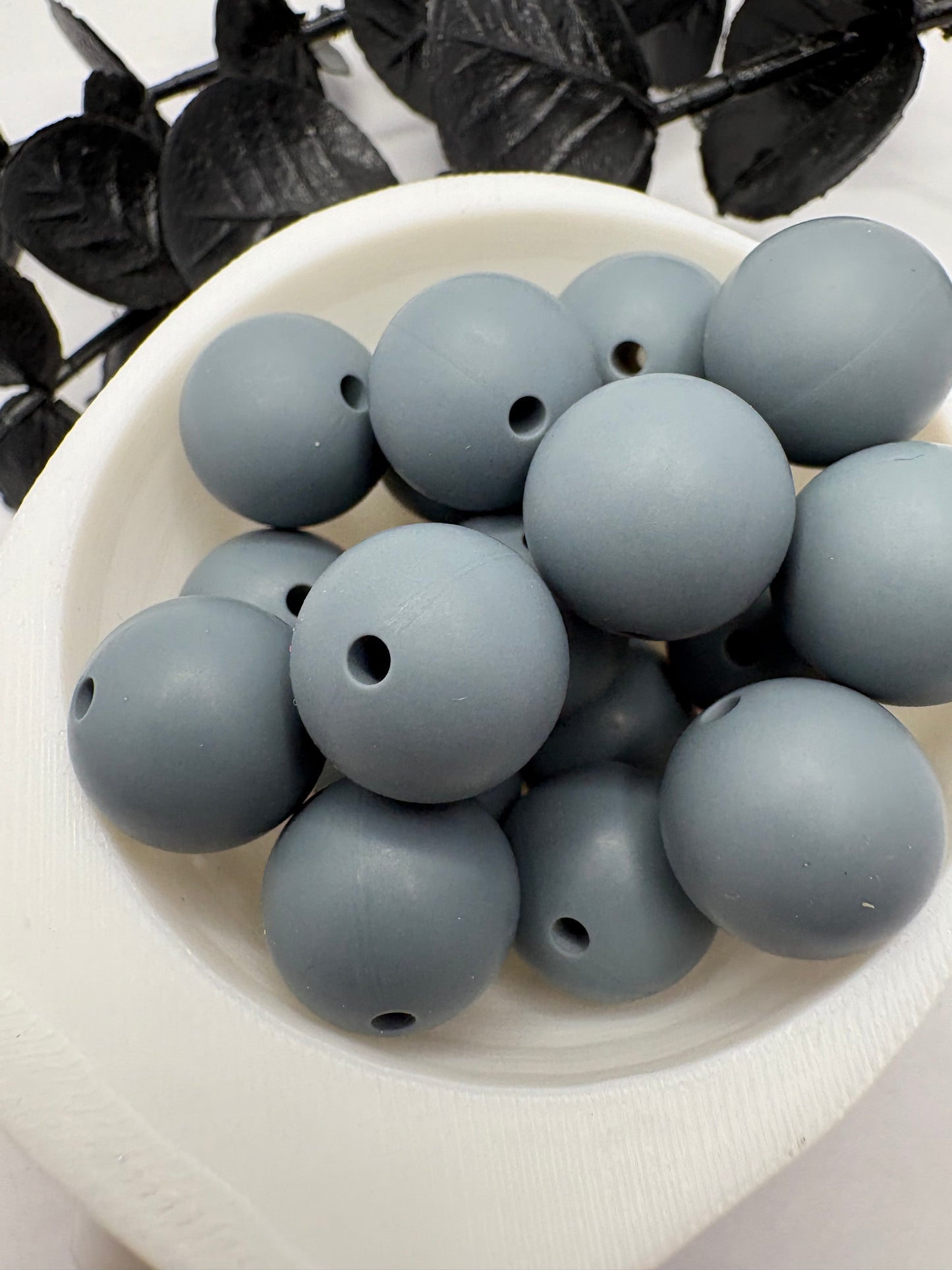 Silicone Sniper Grey bead, 15mm beads for pens, beading supplies, beading, pvc silicone beads