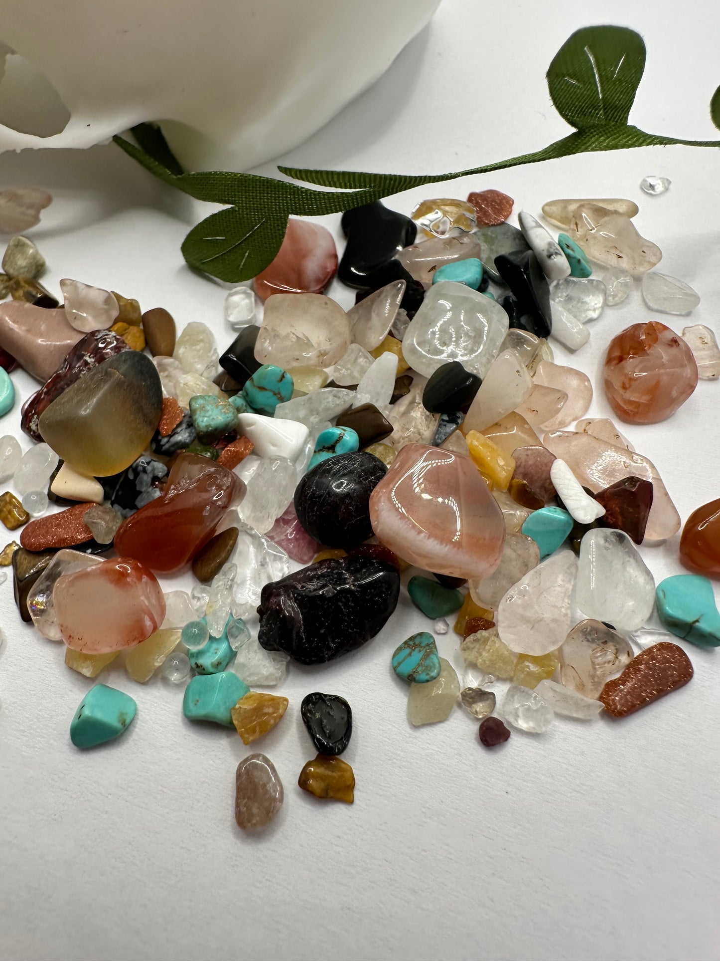 The Cove multicolor chips, filler, crafting chips, rock chips, resin fillers, candle making supplies 1oz by weight