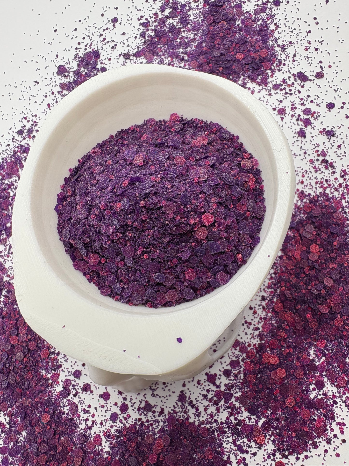 Voodoo: chameleon electroplated textured chunky glitter mix, crafting supplies glitter, custom mix, resin supplies, resin glitter