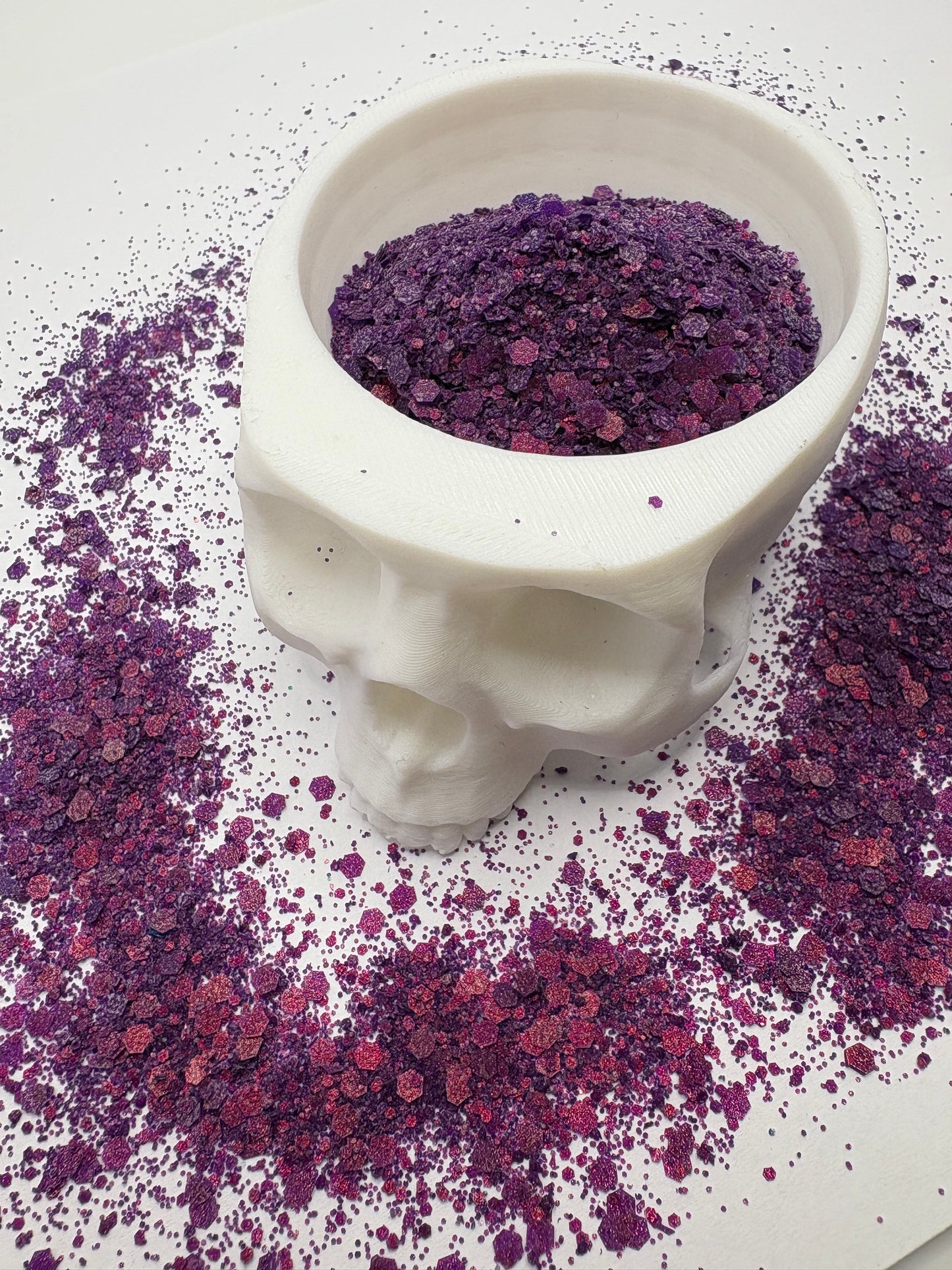 Voodoo: chameleon electroplated textured chunky glitter mix, crafting supplies glitter, custom mix, resin supplies, resin glitter