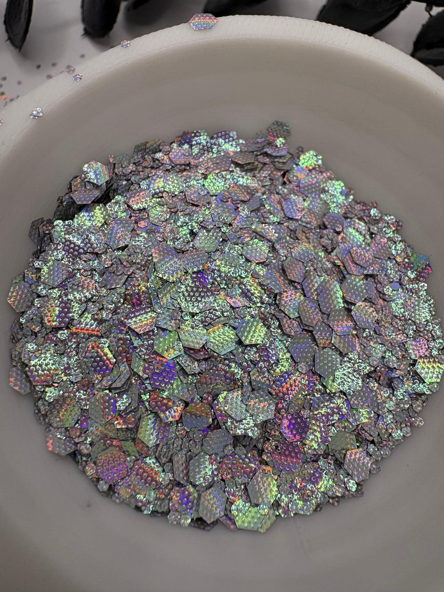 Bermuda textured chunky metallic, high quality polyester embossed chunky, resin glitter, tumbler chunky glitter, solvent resistant