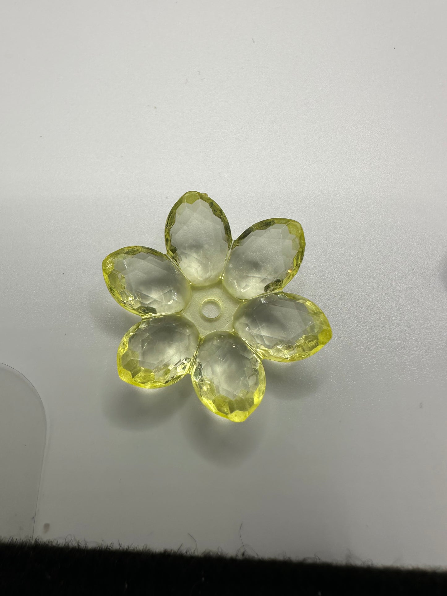 Small Flower bead, acrylic 21mm beads for pens, beading supplies, beading, 5pc flower set