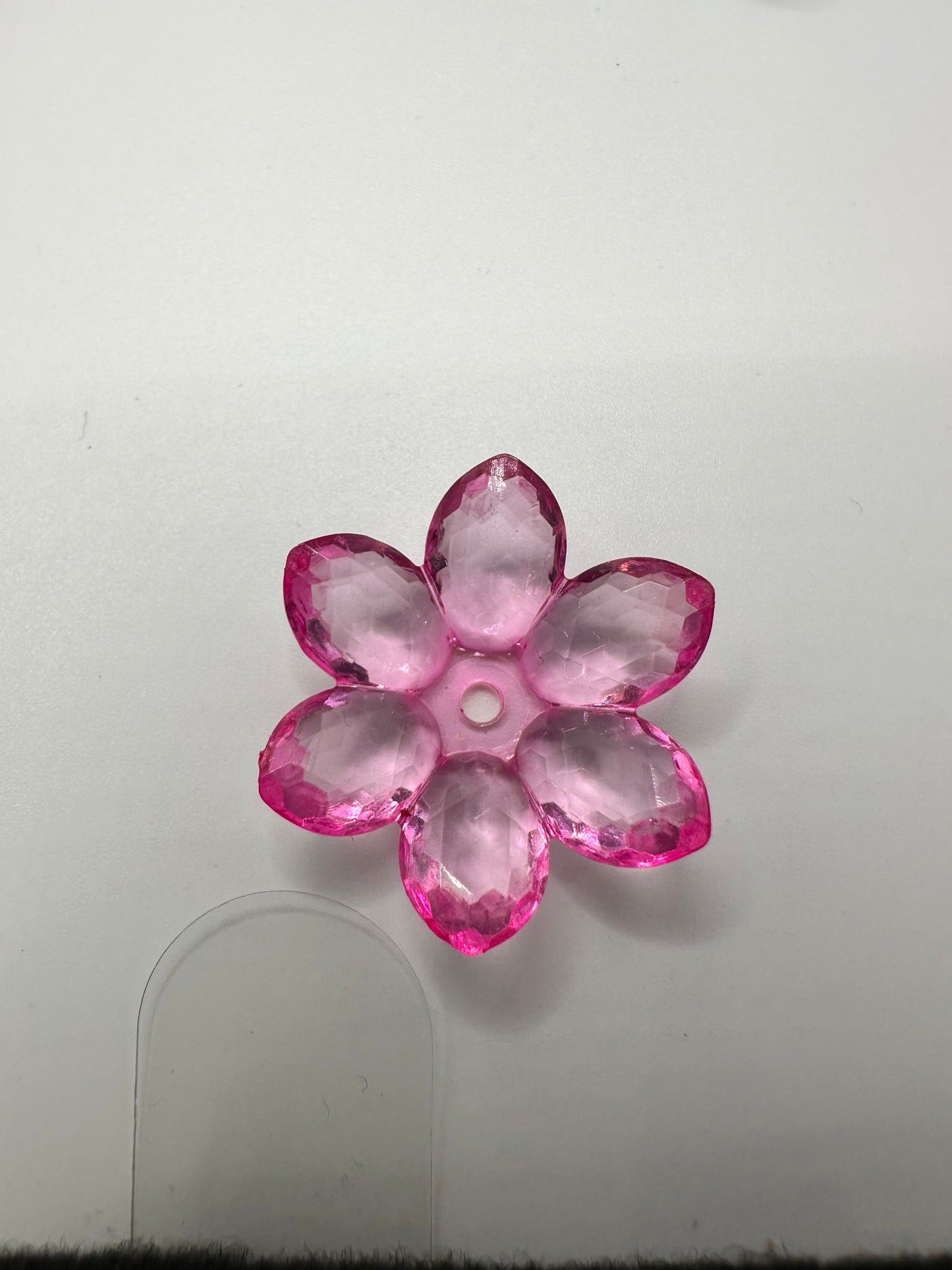Small Flower bead, acrylic 21mm beads for pens, beading supplies, beading, 5pc flower set