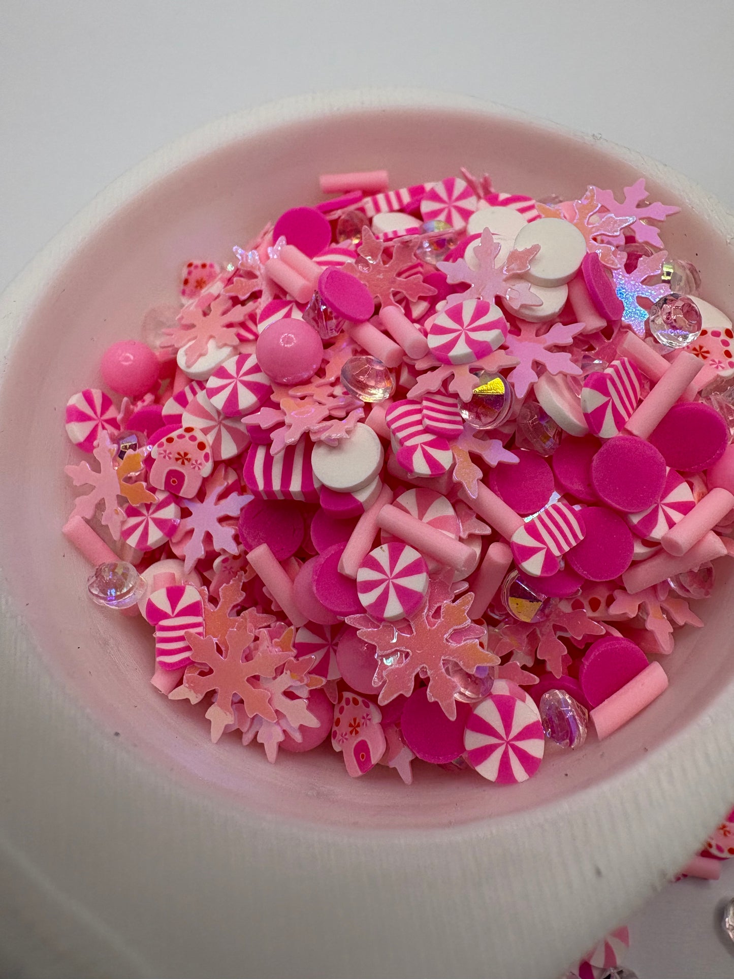 Winter Sweets, mixed media filler, custom add in crafting, shaker resin bits, filler decor, resin crafting, 1oz wt.