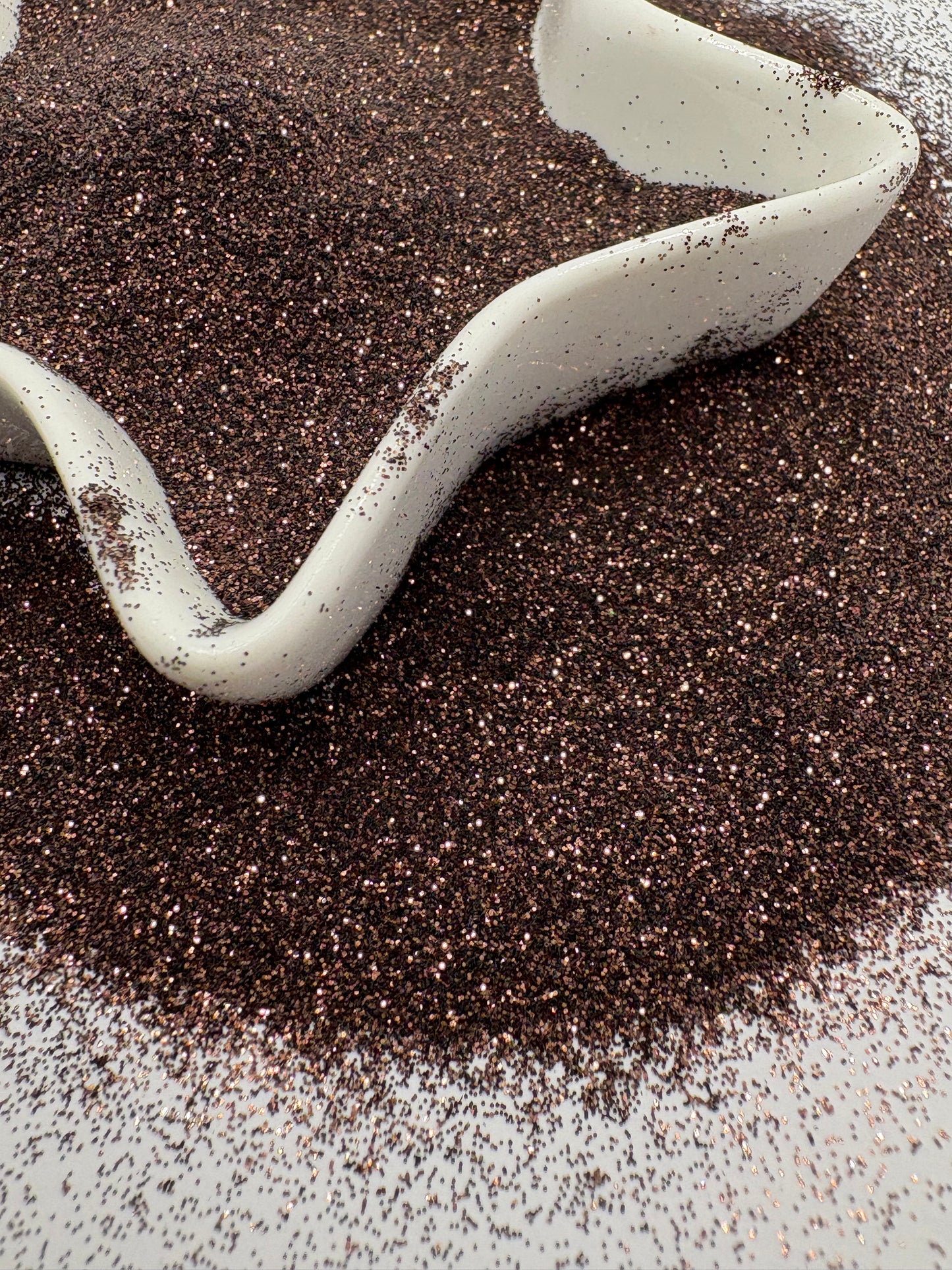Wonka: fine glitter, glitters, fine grain glitter, resin glitter, dark brown colored, crafting supplies, high quality glitter