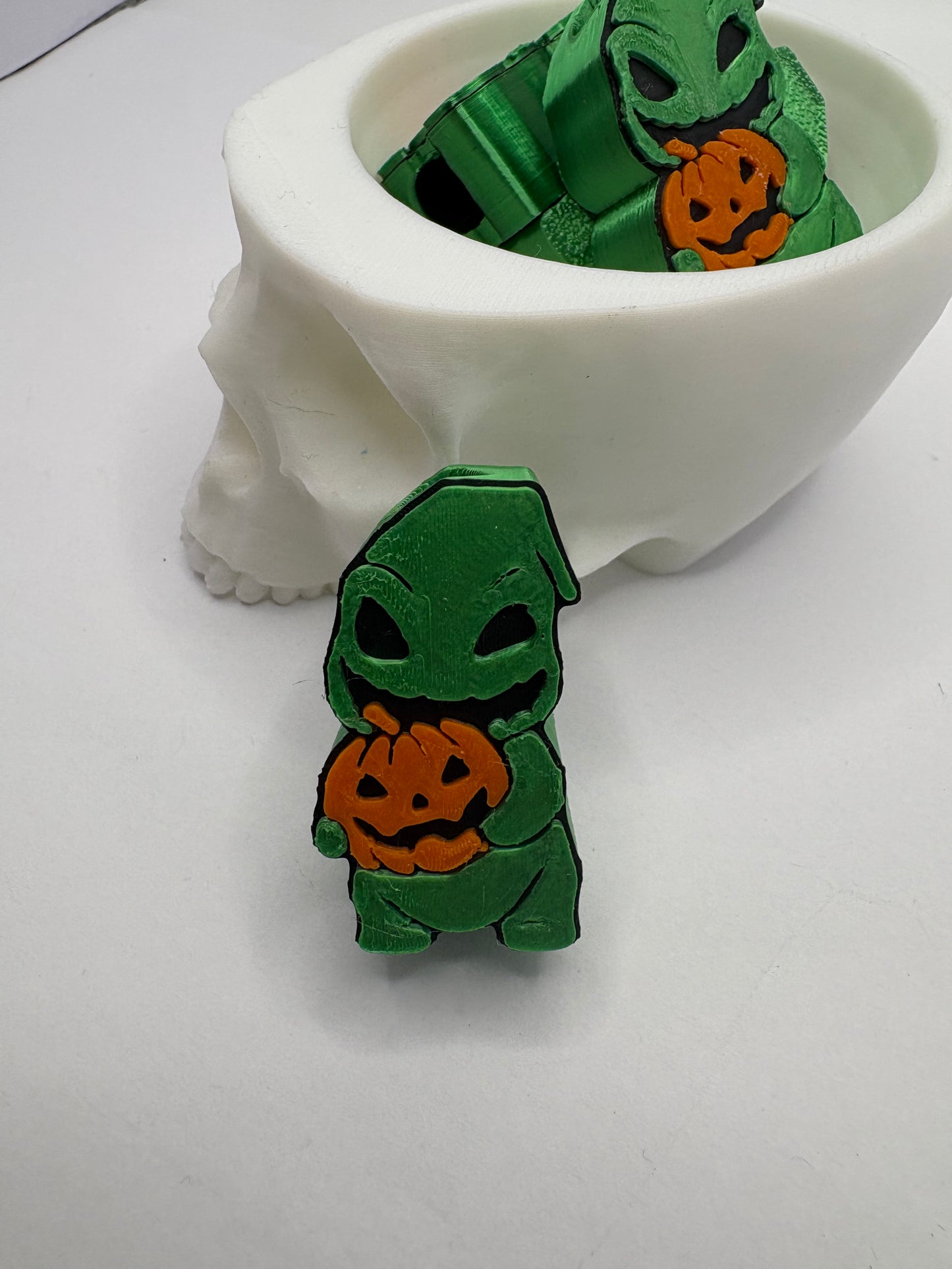 Oogie Monster Straw topper beads, straw accessory, bead supplies, keychain beads, big bead, single side printed 1.43in