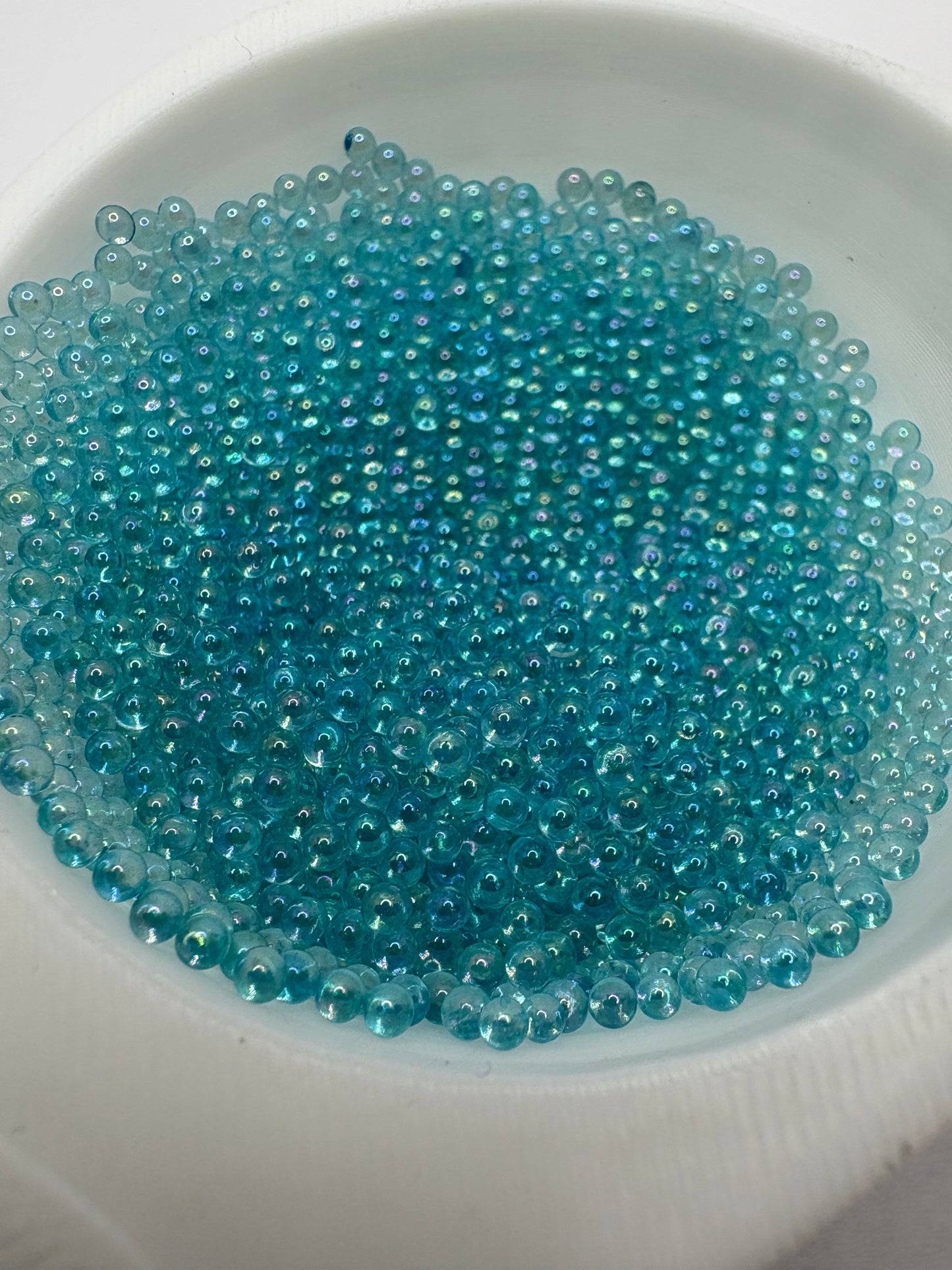 IR Blue Micro beads glass, resin fillers, candle making supplies 1oz by weight, no hole glass crafting