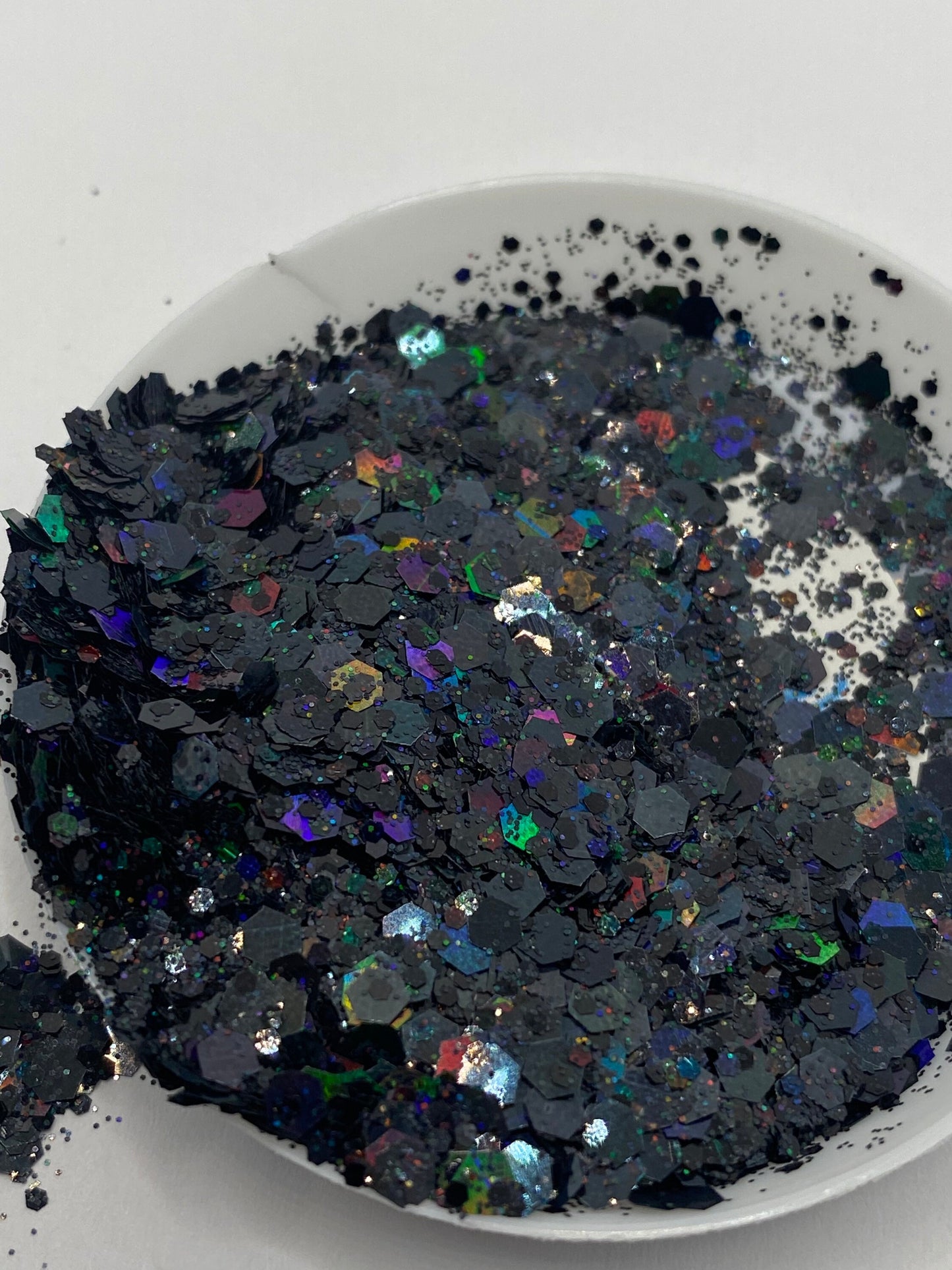 Wicked: Chameleon color shifting chunky glitter mix, black blues,purples color shifting glitter, custom mix, resin glitter, crafting