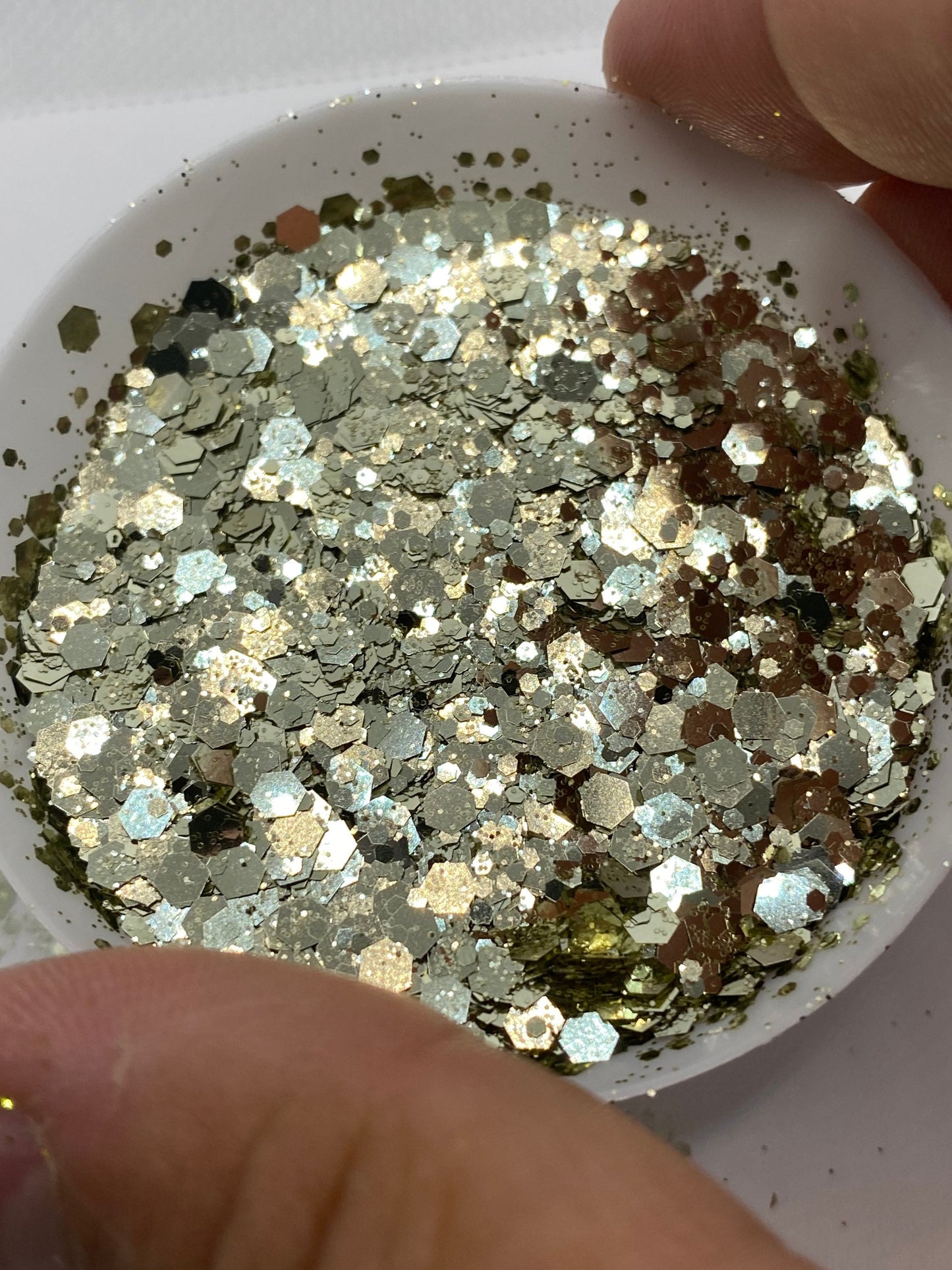 Richie-Rich: Metallic chunky glitter mix, hexagon chunky metallic glitter, custom mix, resin glitter, crafting