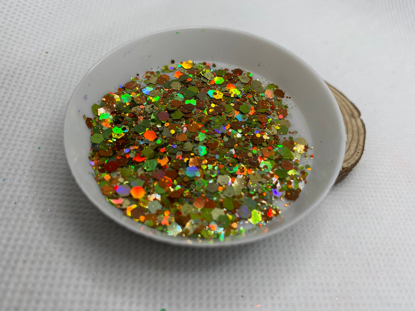 Don’t Leaf Me: chameleon holo-chunky glitter mix, crafting supplies glitter, custom mix, resin supplies, resin glitter, mix holo glitter