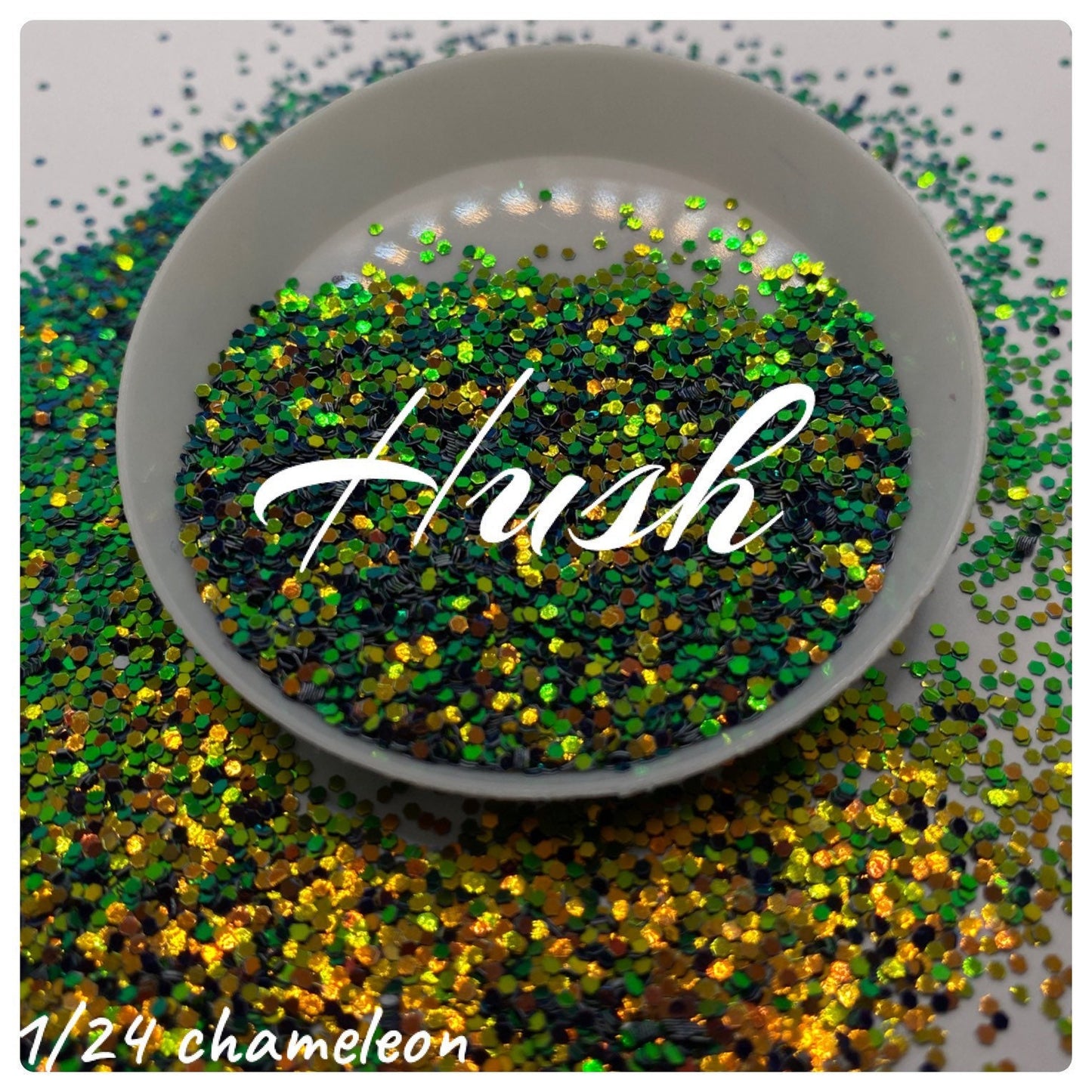 Hush : holo-chunky glitter mix, crafting supplies glitter, custom mix, resin supplies, resin glitter, mix holo glitter chameleon 1/24
