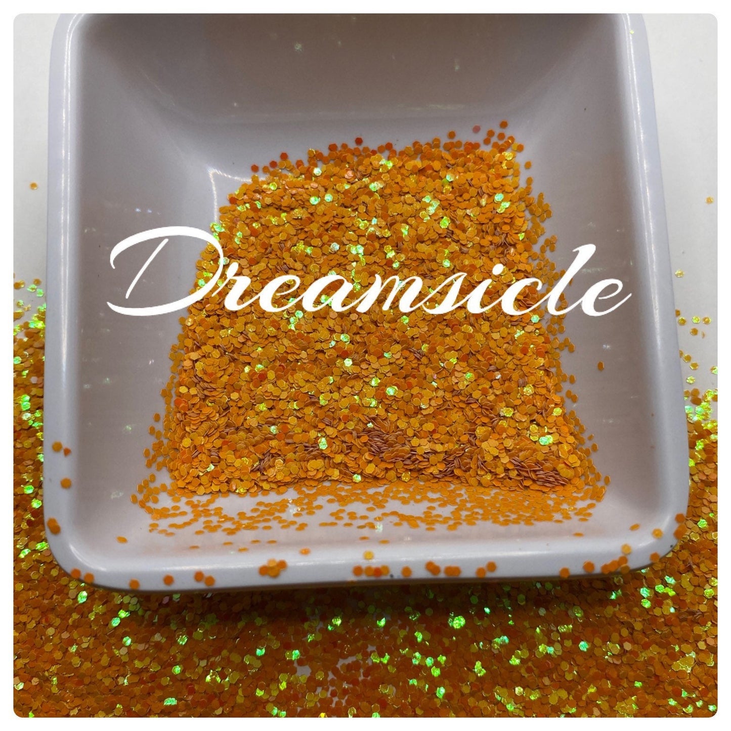 Dreamsicle: Chameleon color shifting chunky glitter mix color shifting glitter, custom mix, resin glitter, crafting