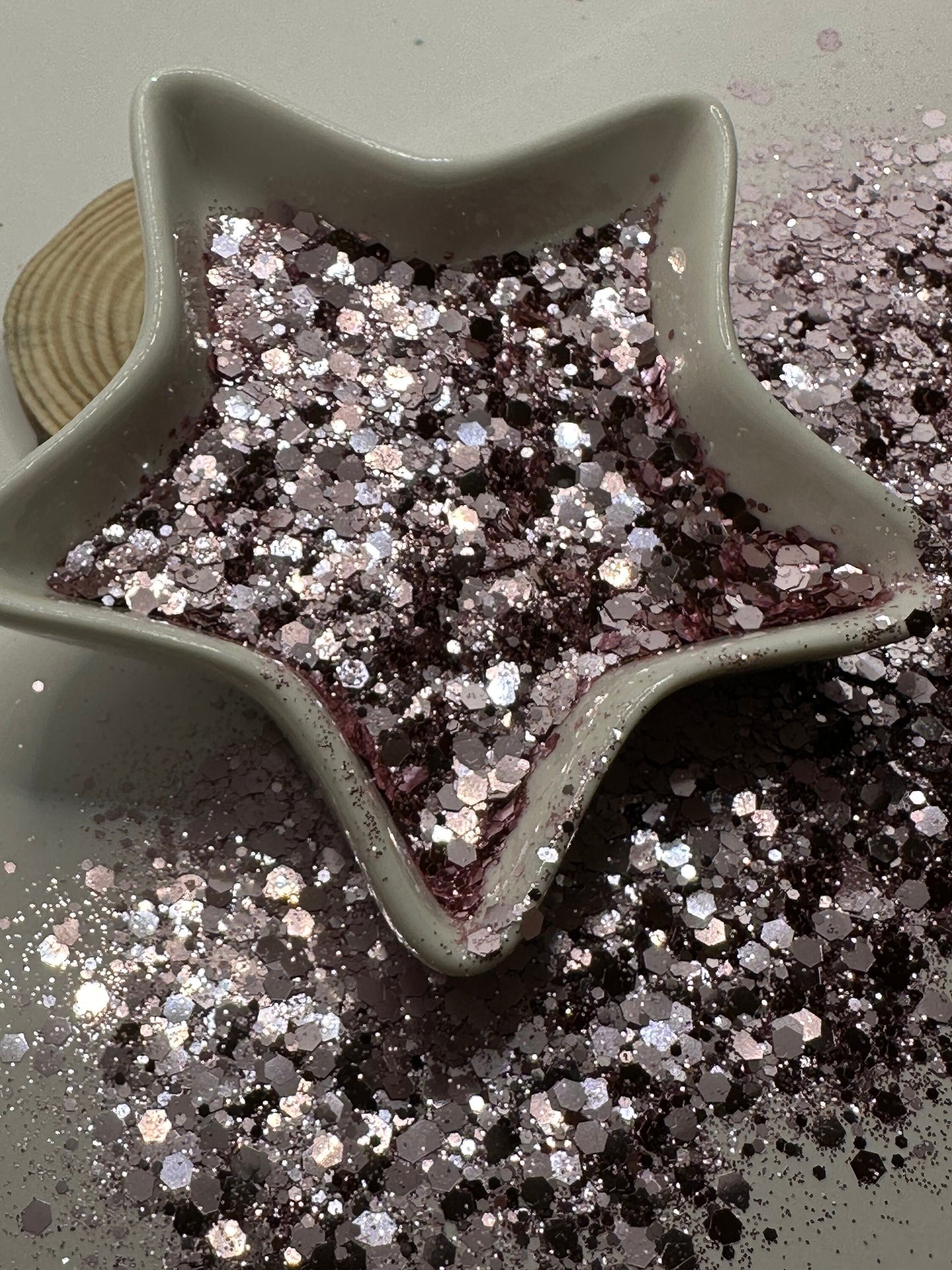 Poise & Posh: chunky garden blend glitter mix, colored glitter, Metallic opaque mix glitter hexagon chunky, resin glitter, crafting