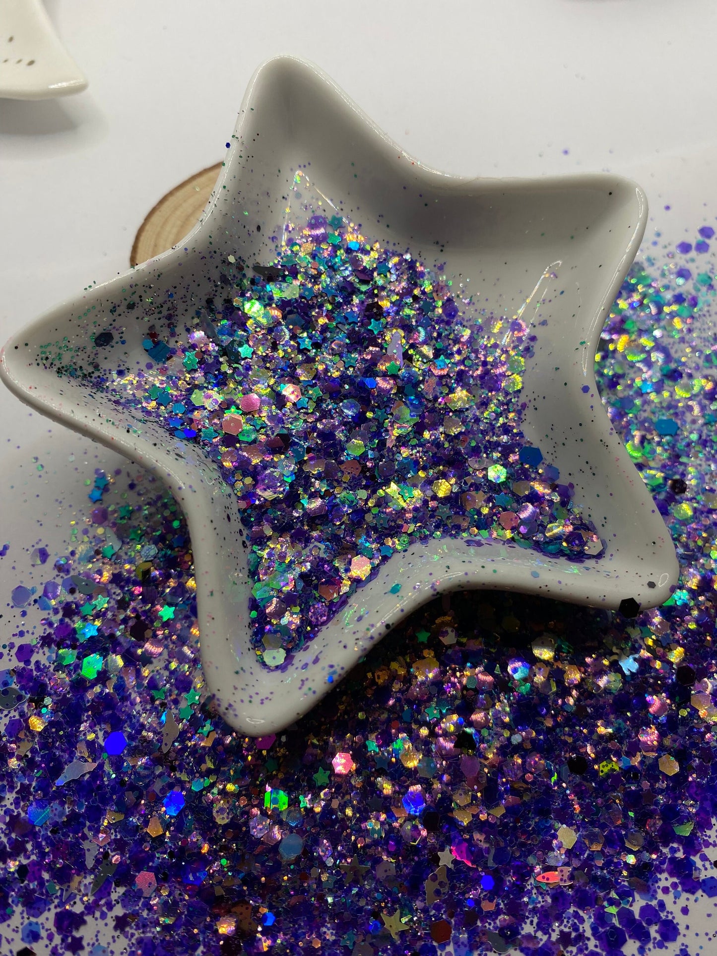 Dark Matter: Chameleon color shifting chunky glitter mix color shifting glitter, custom mix, resin glitter, crafting