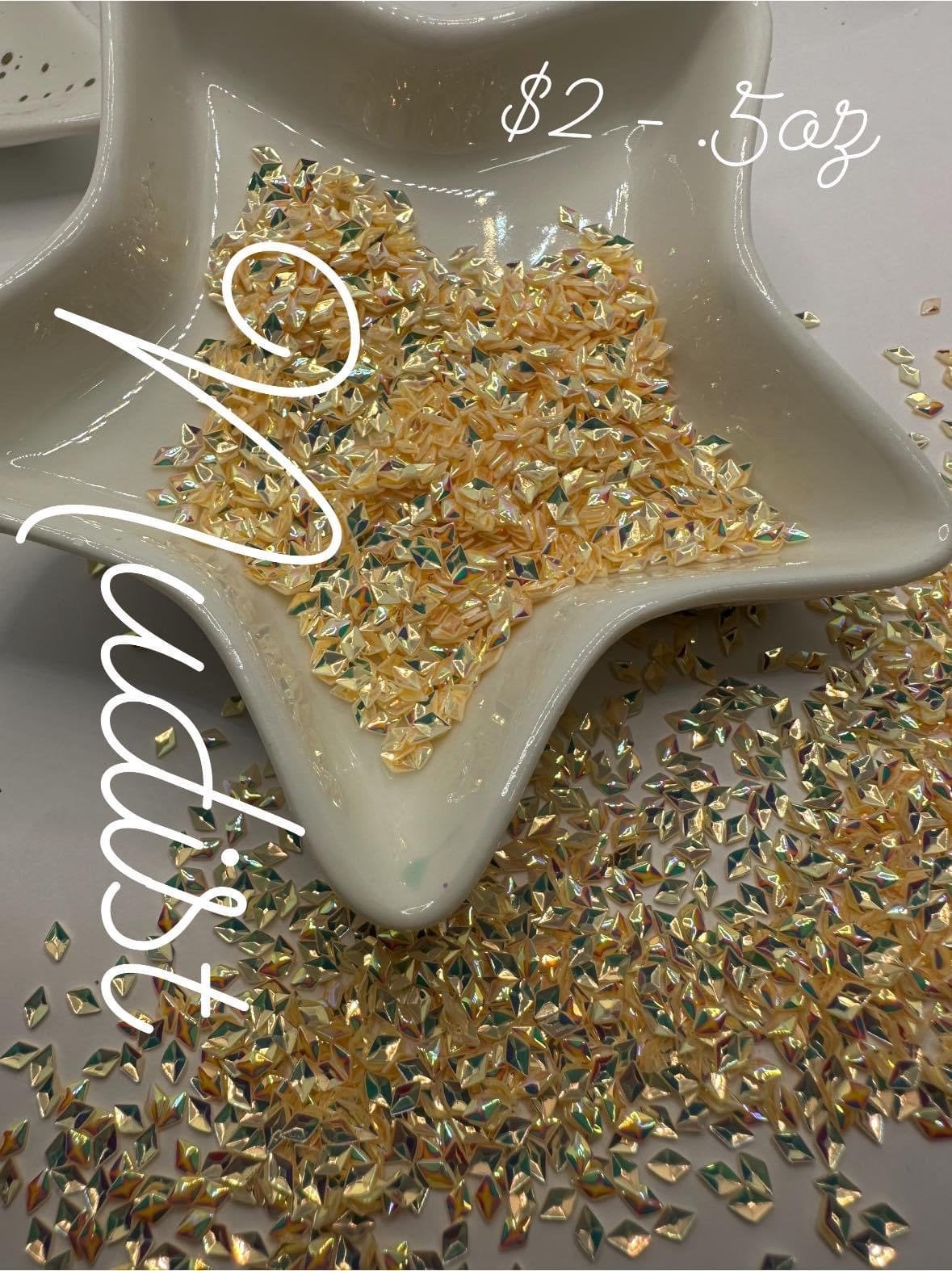 Nudist: sequins, .5oz by weight crafting bits, sequins, resin fillers, crafting supplies, resin sequins, nail accessories