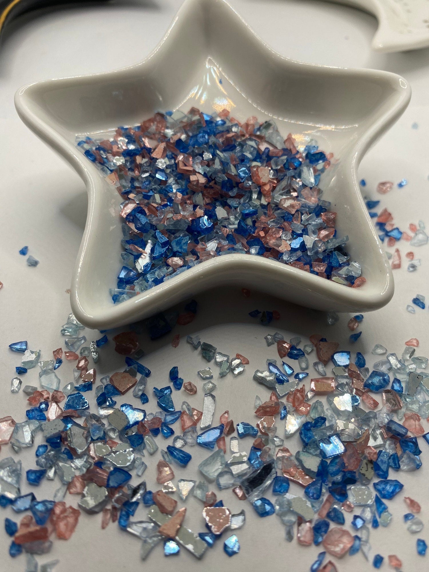 Crushed Glass & Freeform glass