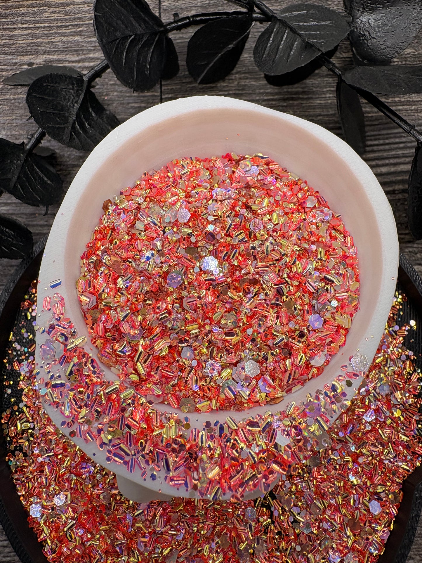 Crowned In Blush: Bubble Color shift Chunky Glitter Mix, crafting supplies glitter, craft glitter, polyester glitter for crafts