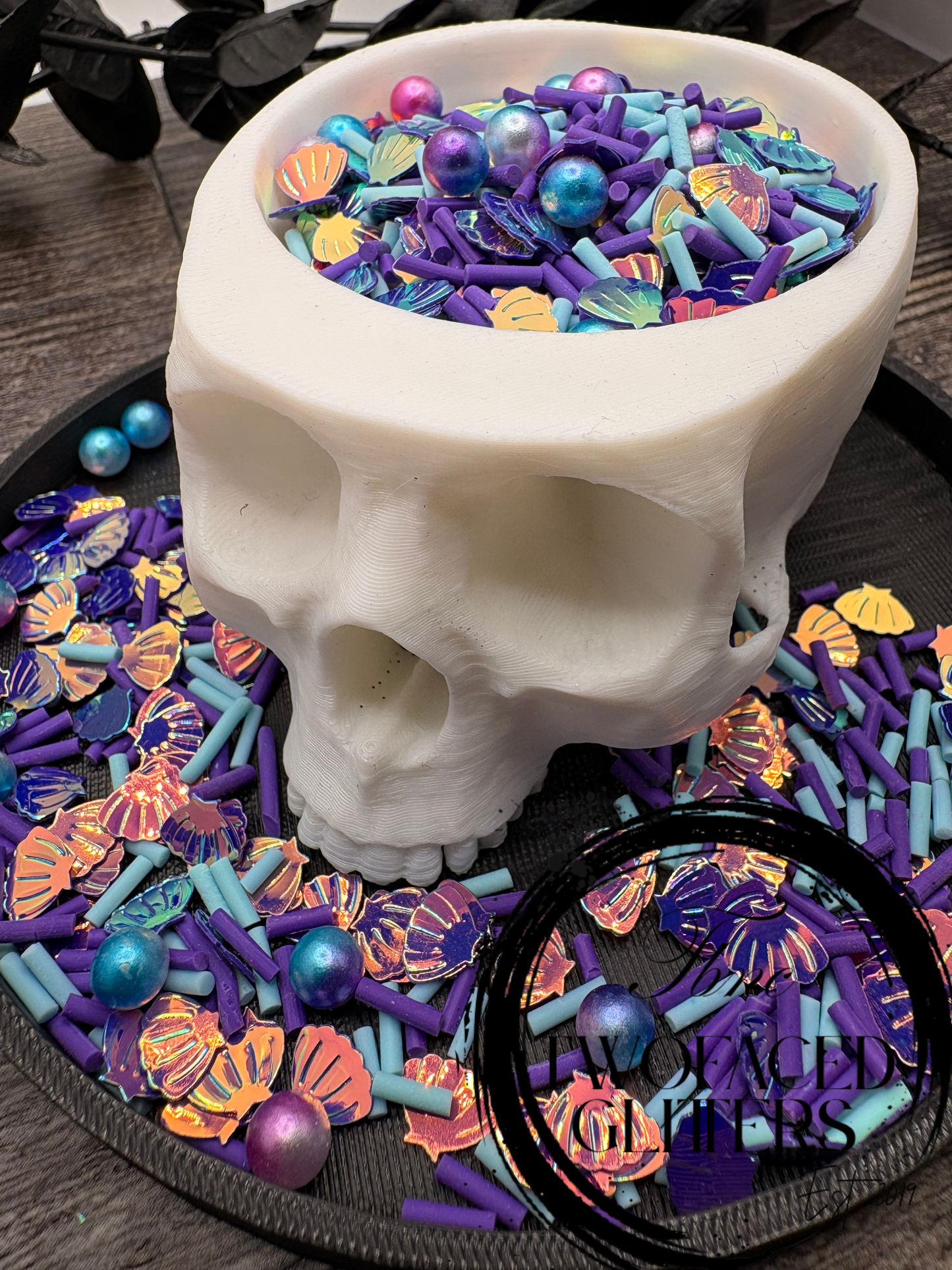 Seaflora Filler: Mixed Media clay filler, resin accents, cute shaker fillers, crafting additives 1oz Wt.