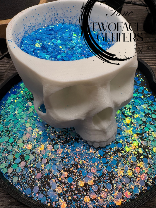 Sky Flowers: Chameleon Color shift Chunky Glitter Mix