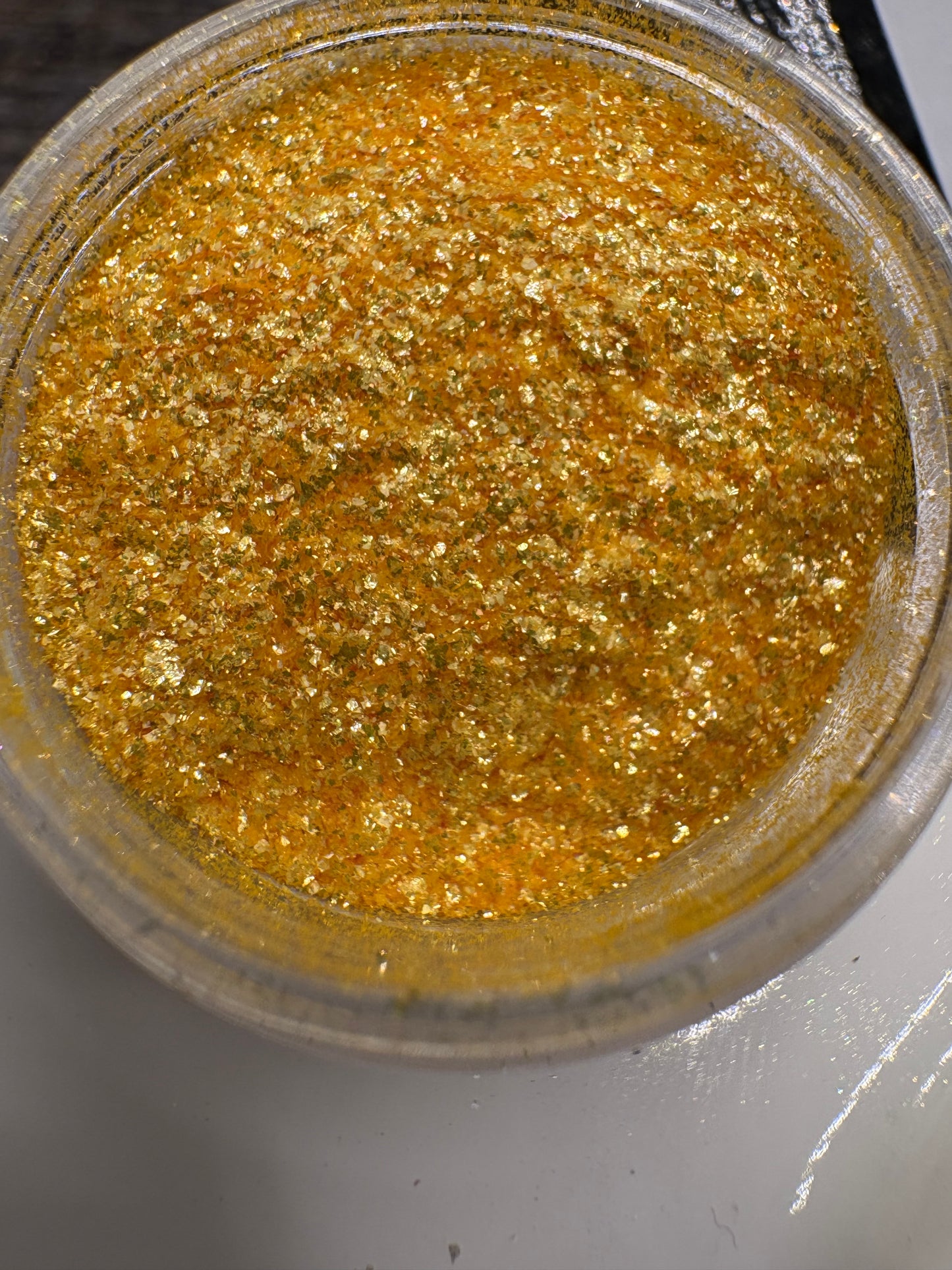 Sunflower Petals: Metallic Mini Flake, Mica Flake for additives in crafting, mini flakes resin crafting, 3g wt.