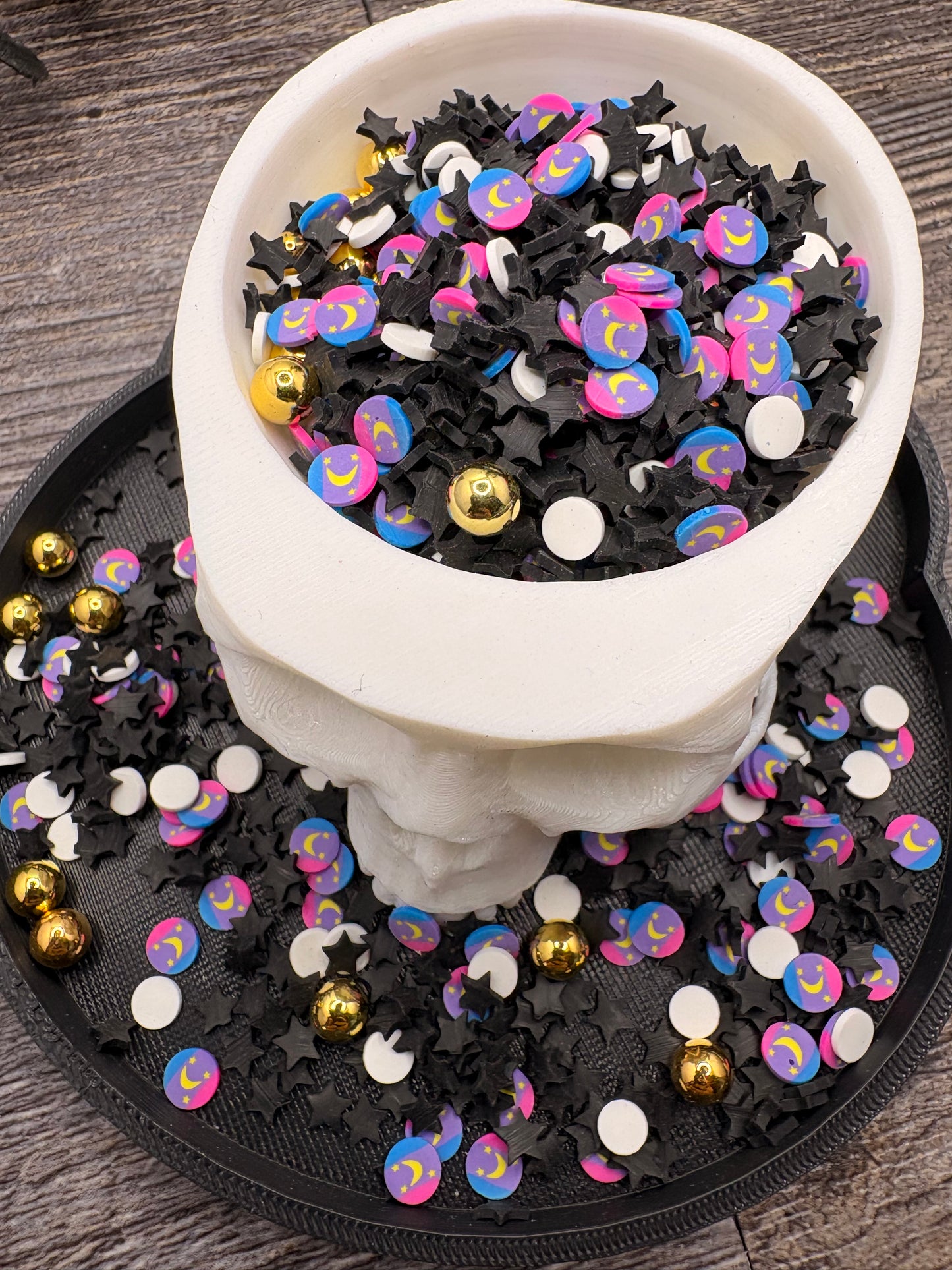 Practical Magic Filler: Mixed Media clay filler, resin accents, cute shaker fillers, crafting additives 1oz Wt.