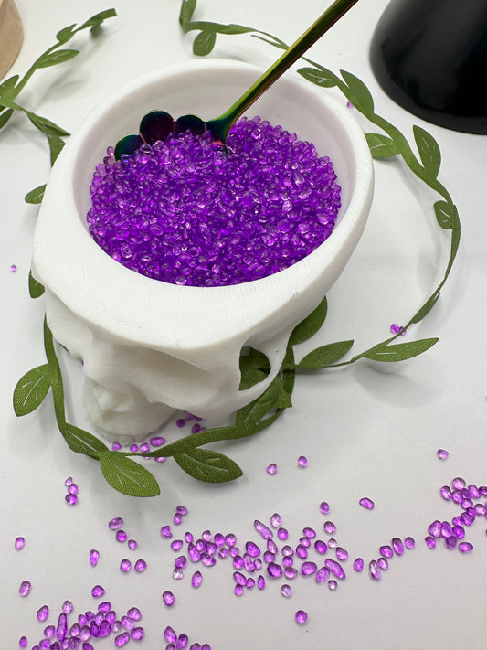 Grape freeform glass, resin fillers, candle making supplies 1oz by weight, no hole glass crafting