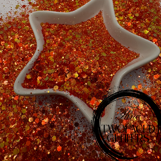 Torched: Color Shift chunky glitter mix, crafting supplies glitter, custom mix, resin supplies, resin glitter