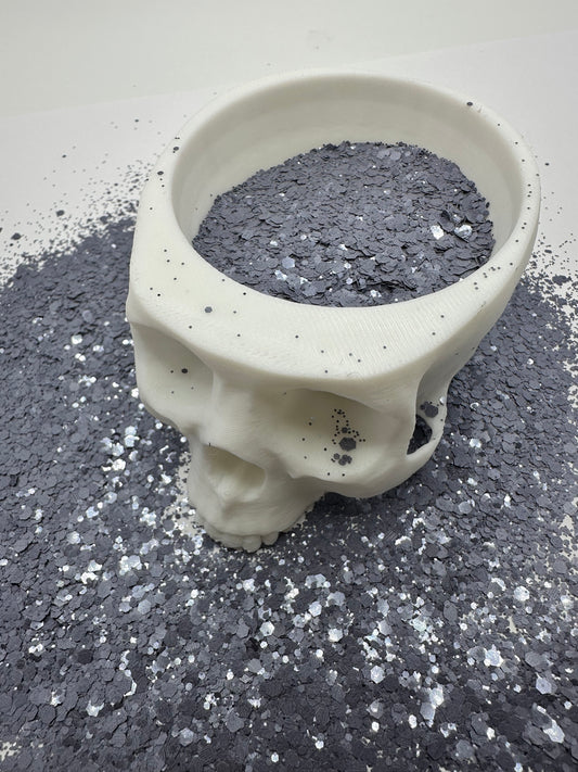 Macaron Grey: Gloss chunky sequins glitter mix, colored glitter, gloss mix glitter hexagon chunky, resin glitter, crafting