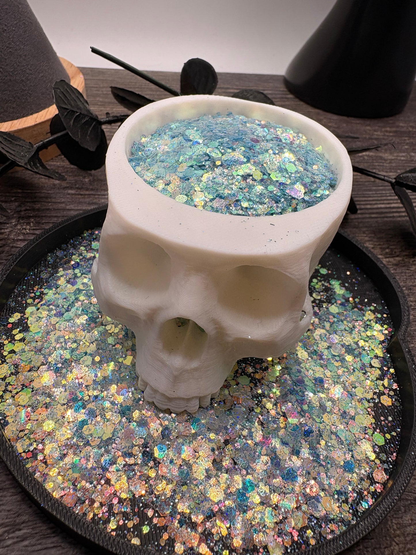 Alice Blue: holo-chunky glitter mix, crafting supplies glitter, custom mix, resin supplies, resin glitter, mix holo glitter