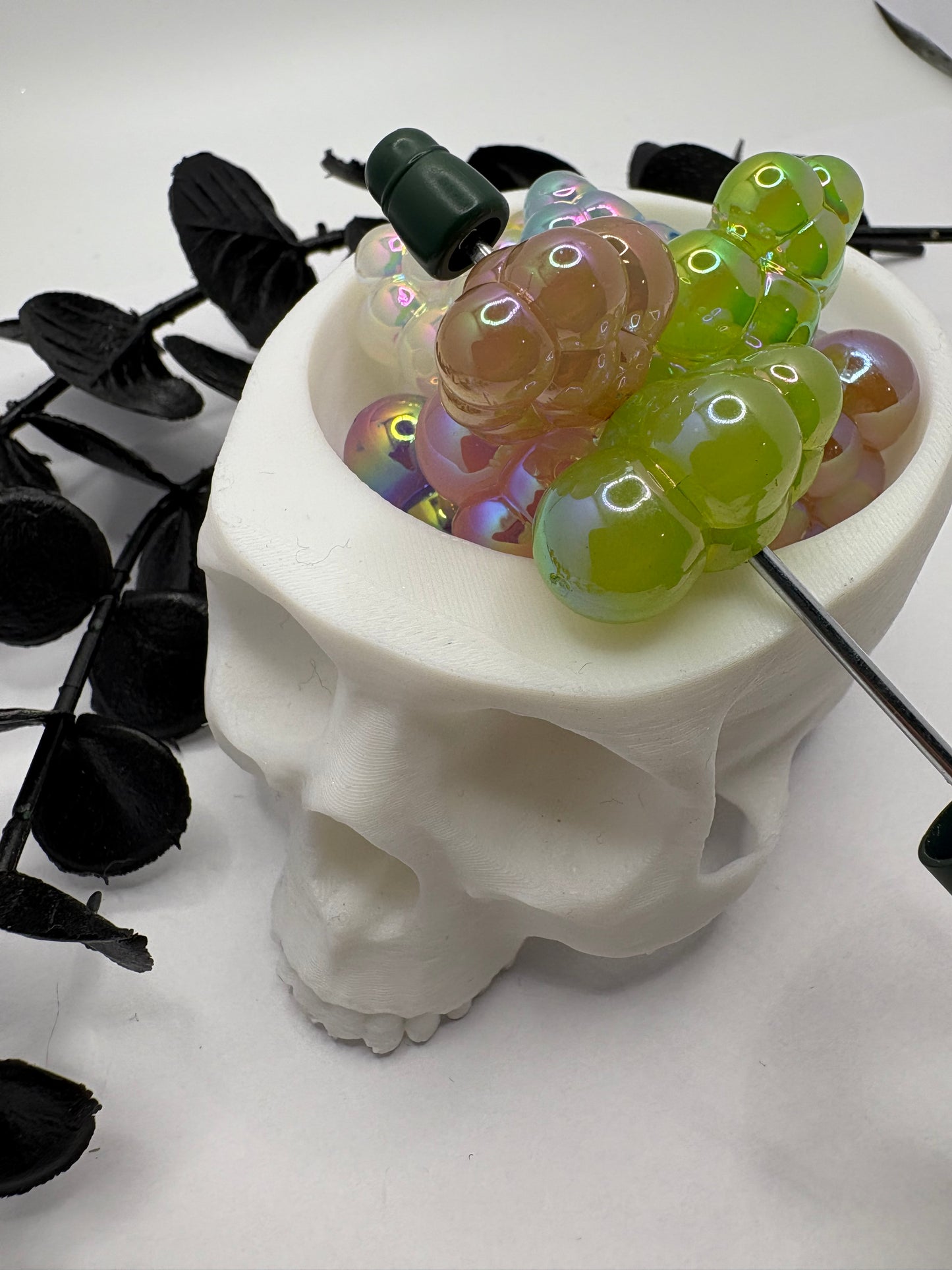 Iridescent gloss Cloud mix bead, acrylic beads for pens, beading supplies, beading, 14mm, beads for keychain, 5PC