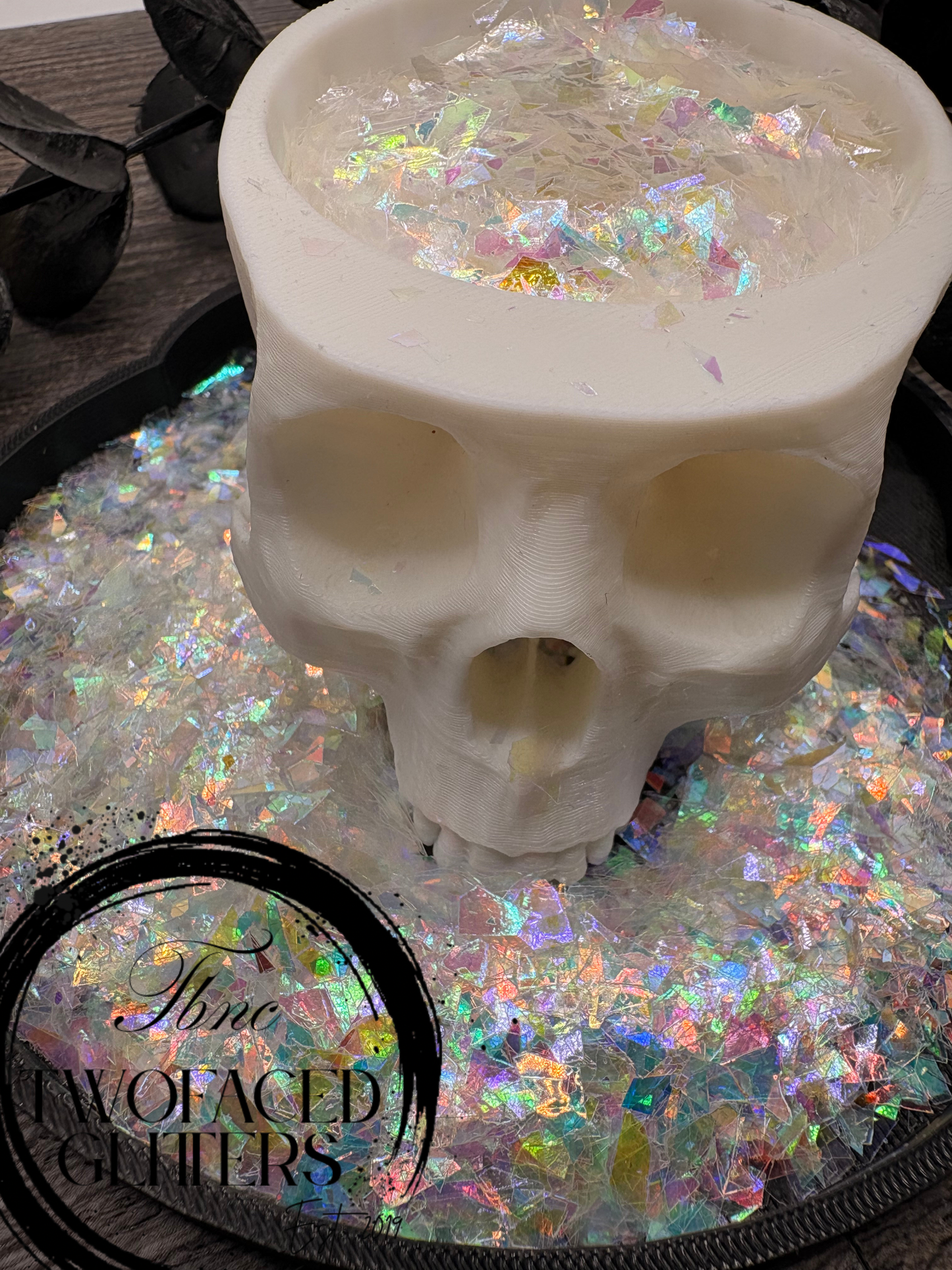 Color Bomb: Irregular Cut Flake Holographic Opal Glitter Blend