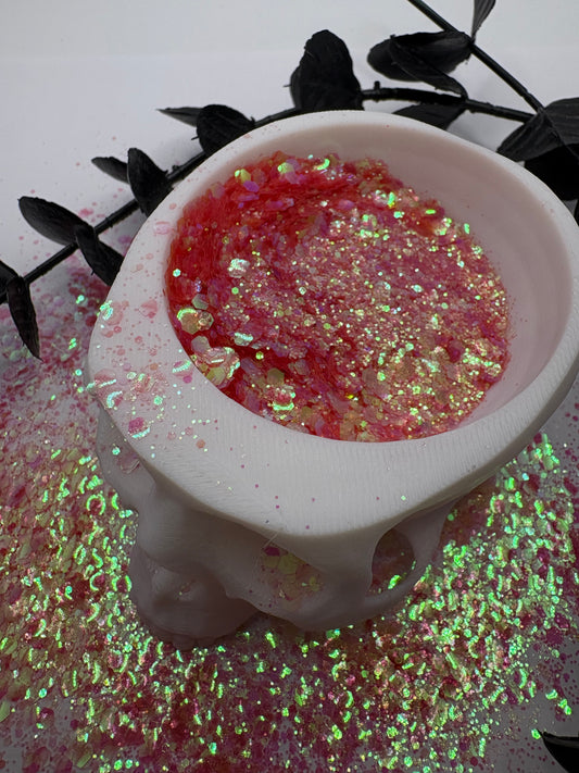 Starberry Smoothe chameleon iridescent chunky glitter mix, crafting supplies glitter, custom mix, resin supplies, resin glitter, mix glitter