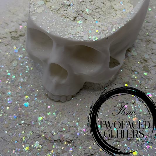 Rainbow Snow: Color Shift holographic chunky glitter mix, crafting supplies glitter, custom mix, resin supplies, non solvent resistant