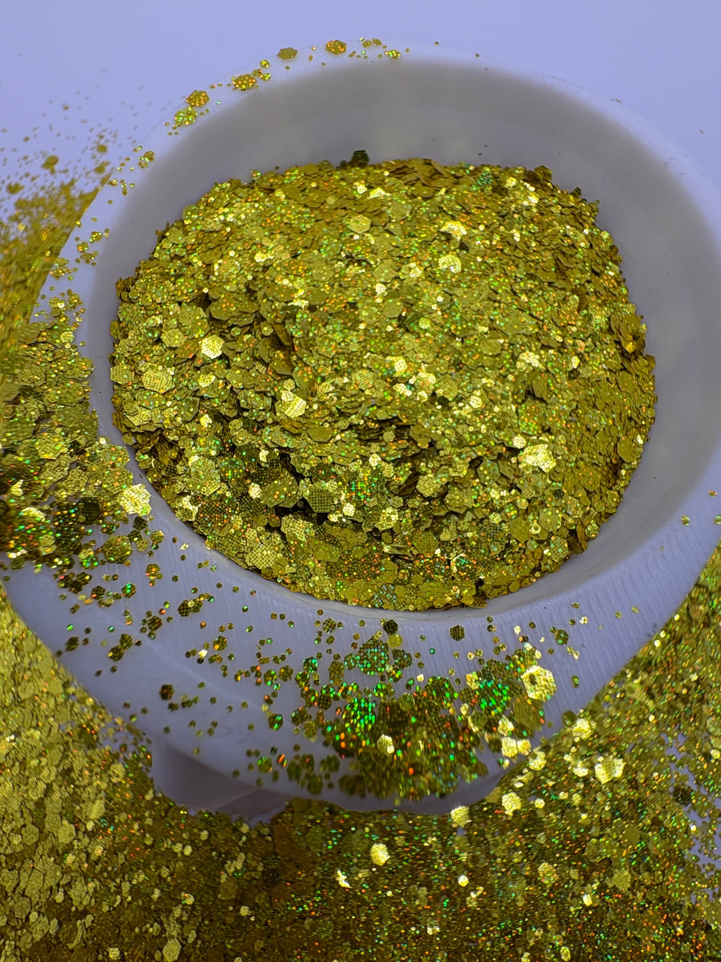 Star Seed: Color Shift holographic chunky glitter mix, crafting supplies glitter, custom mix, resin supplies, resin glitter, glitter yellow