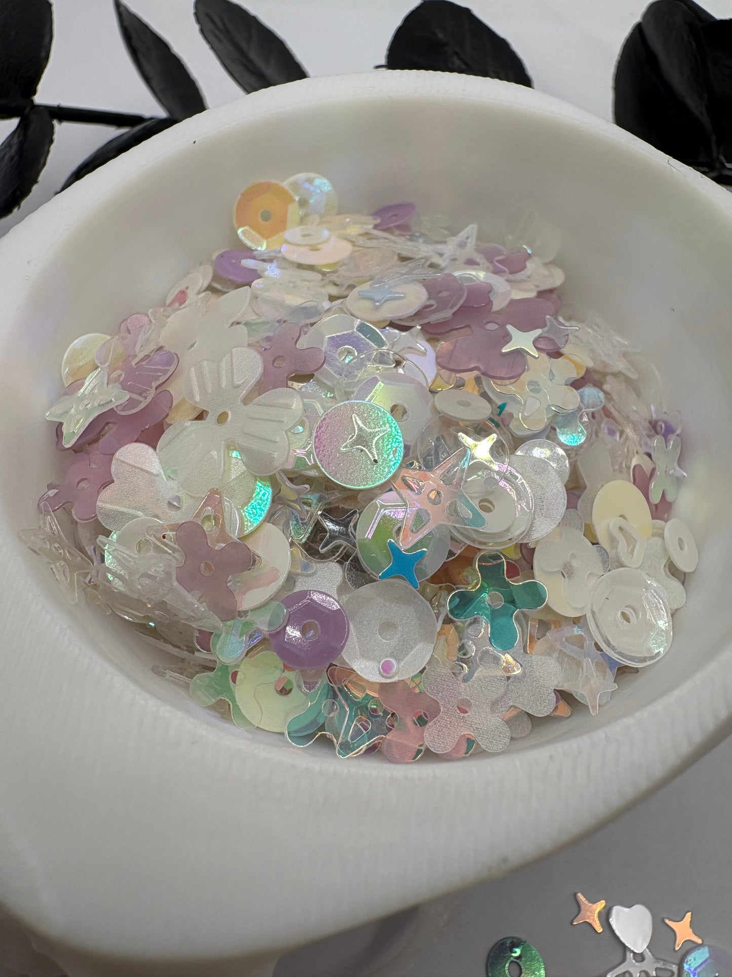 Pop Crunch colorful sequin mix, resin fillers, crafting supplies, resin sequins, nail accessories, mixed media filler 1oz