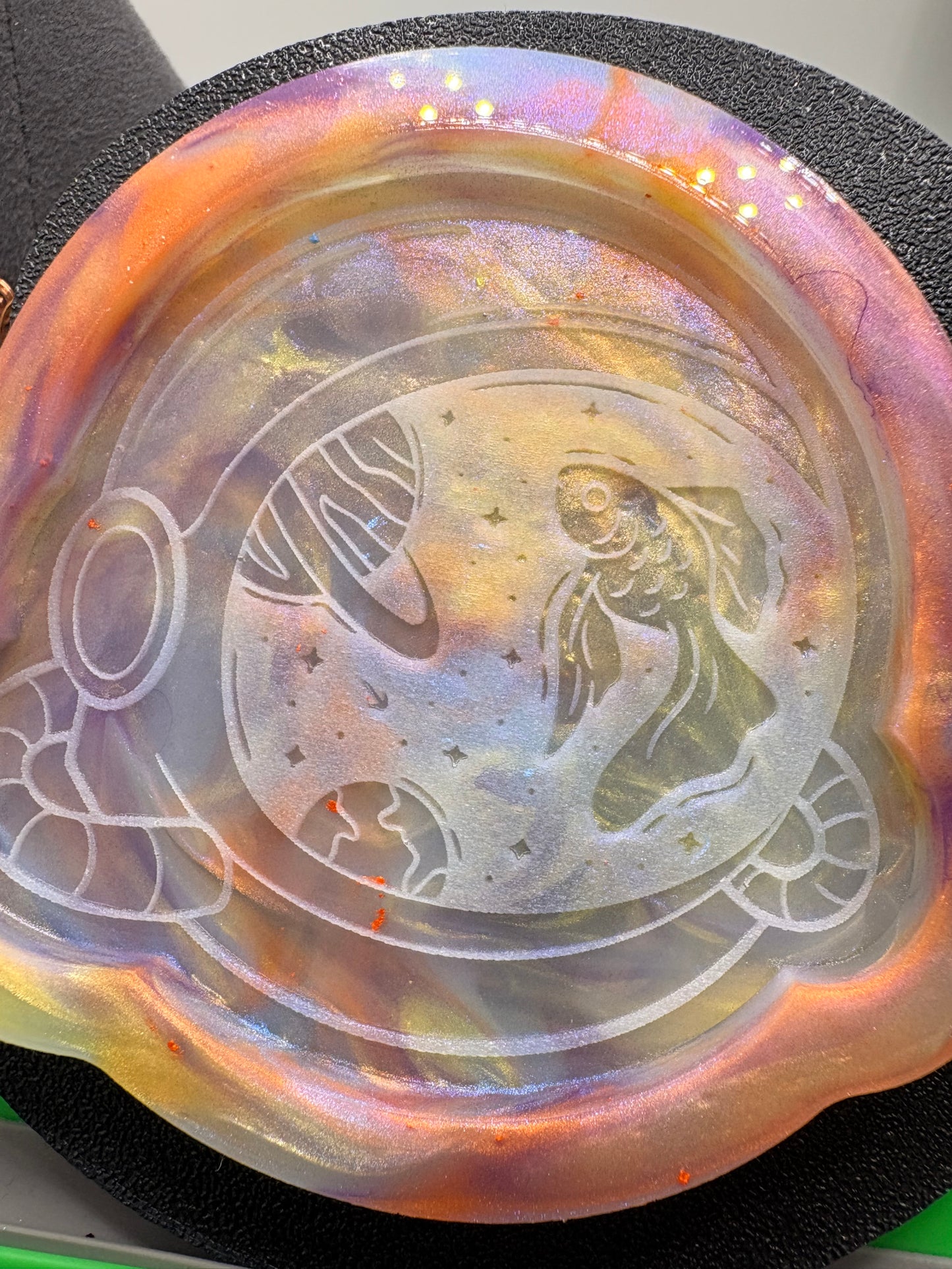 Space Aquatic Silicone Flat: Silicone Mold for Resin Casting, 1pc