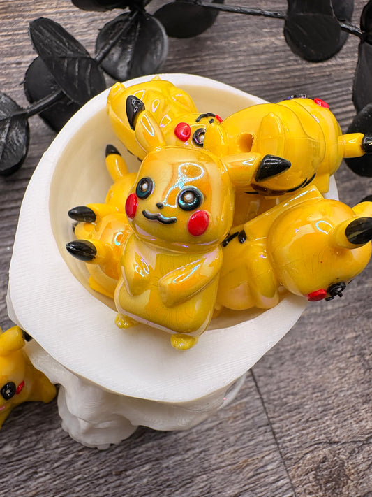 Big character Pika 3d focal bead, 1pc 33mm, beading supply