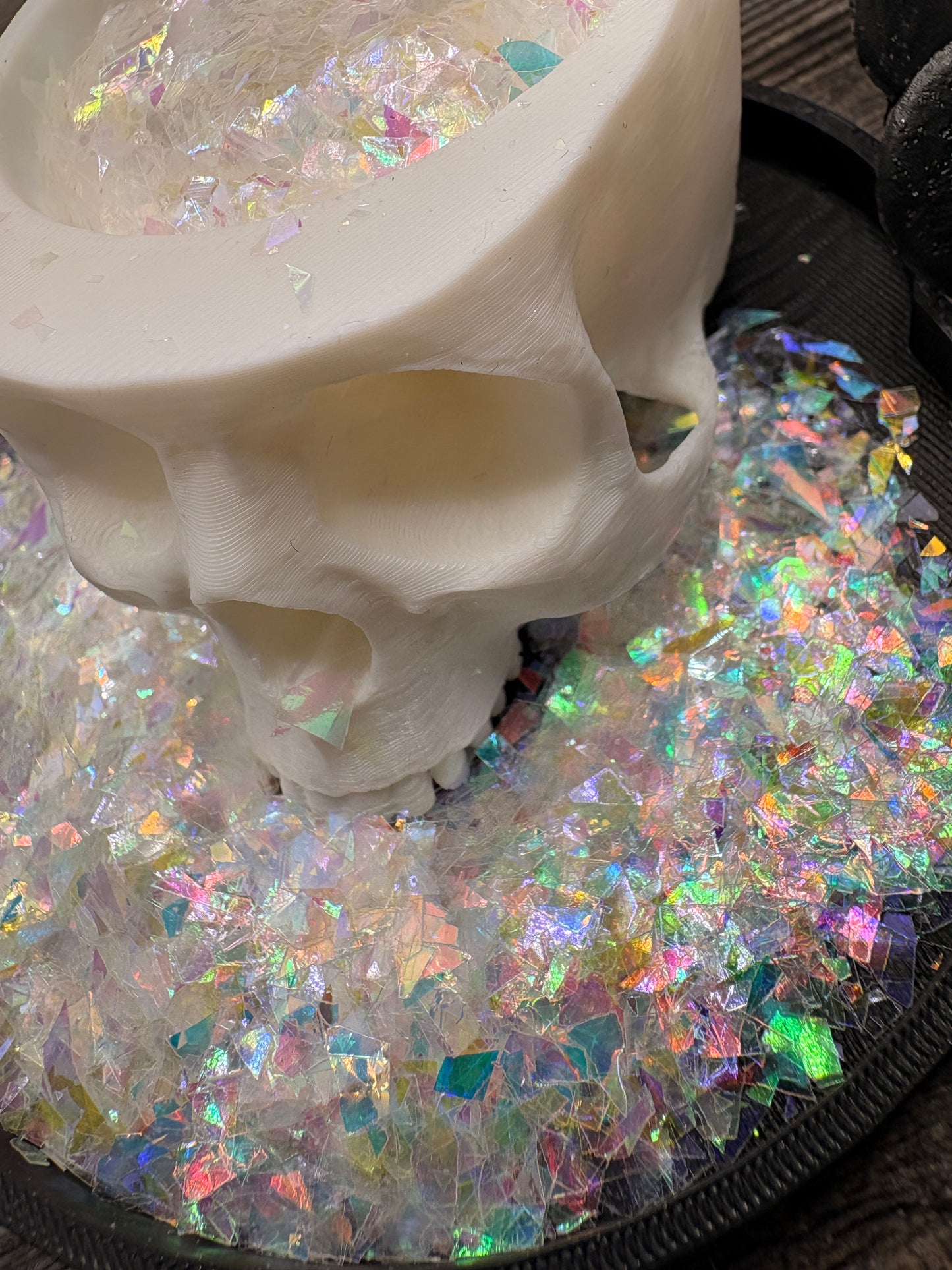 Color Bomb: Irregular Cut Flake Holographic Opal Glitter Blend