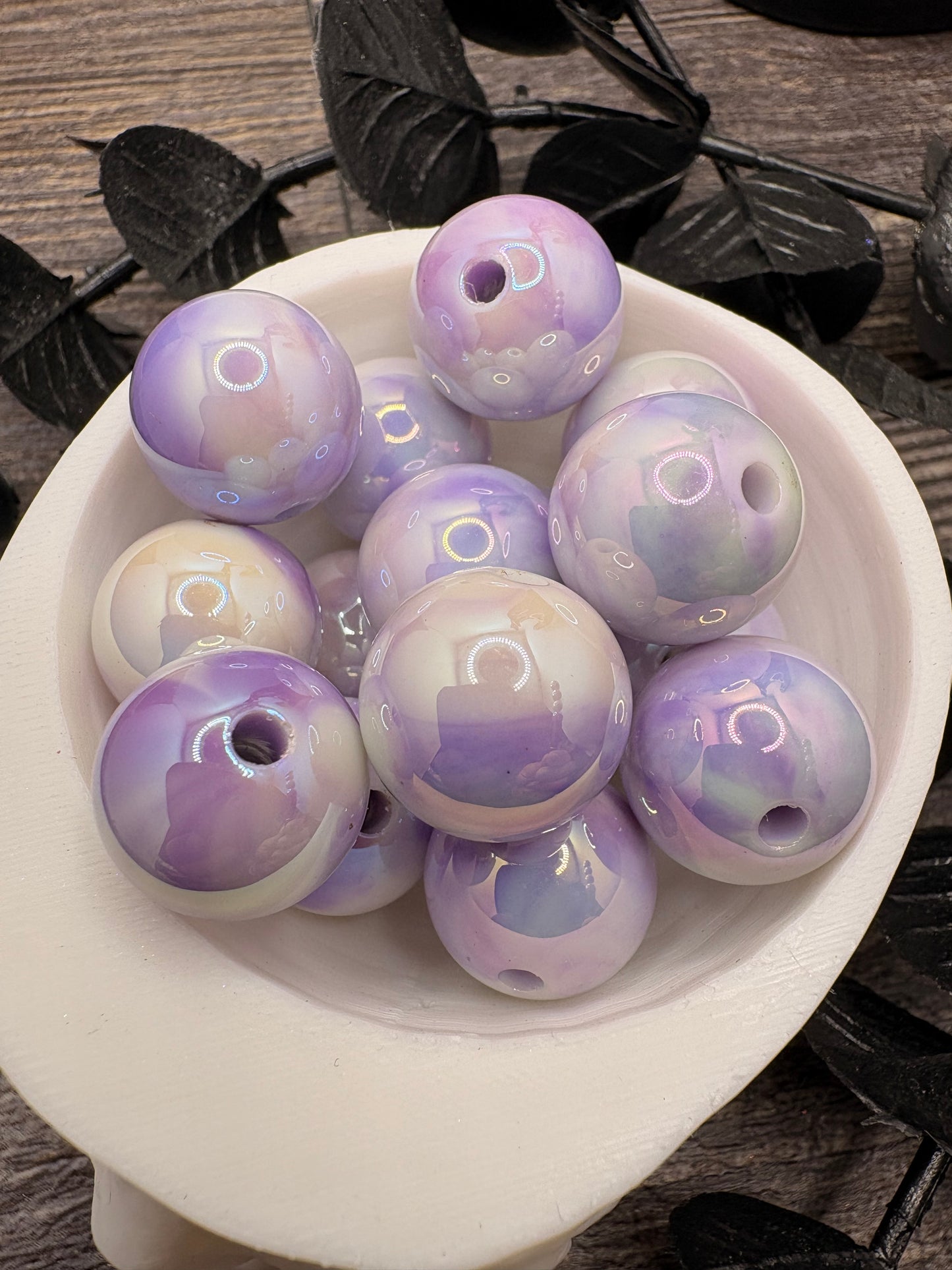 Jelly dream  Marble swirl bubblegum bead, acrylic 15.5mm beads for pens, beading supplies, beading, marble pattern acrylic beads