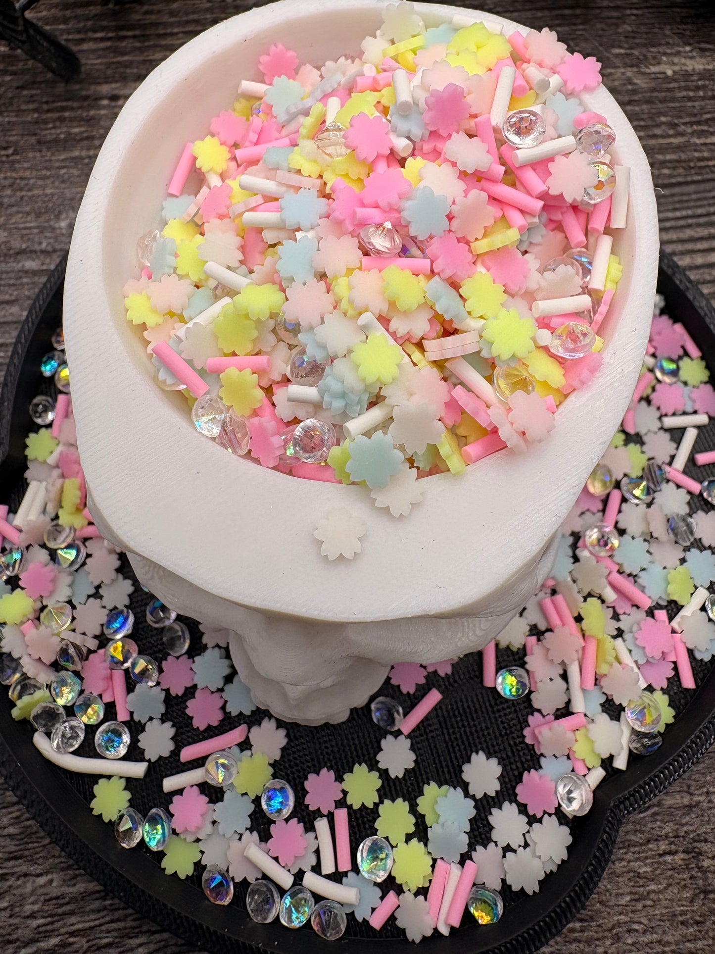 Sakura Oujo Filler: Mixed Media clay filler, resin accents, cute shaker fillers, crafting additives 1oz Wt.