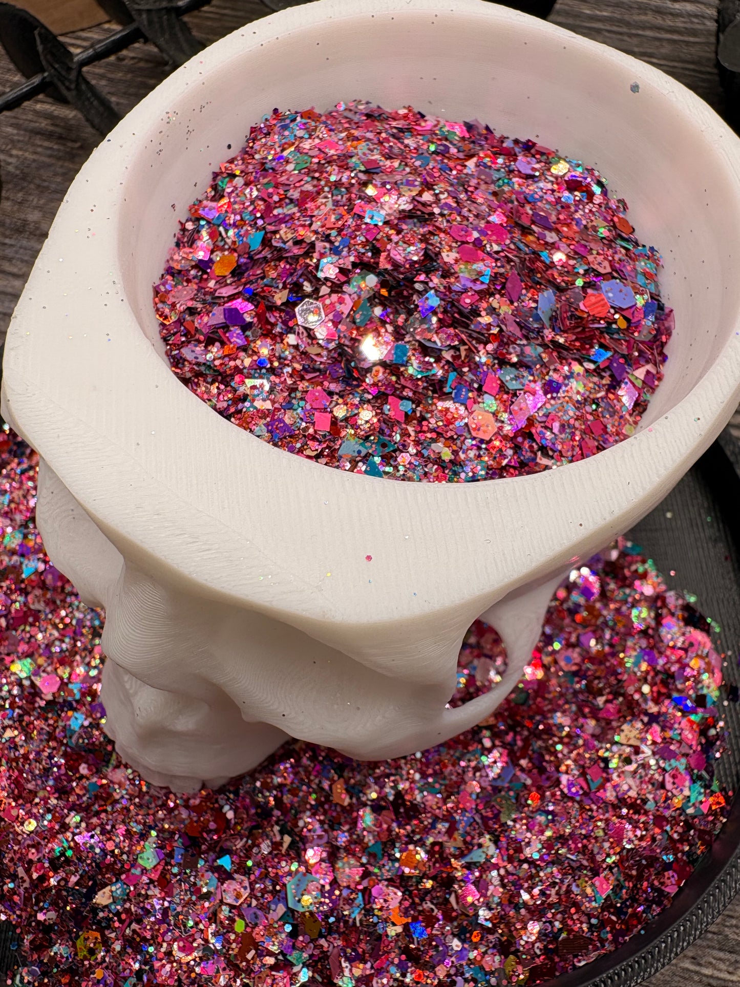 Glitter Bombed: irregular chunky shard holographic glitter mix, crafting supplies glitter, craft glitter, polyester glitter for crafts